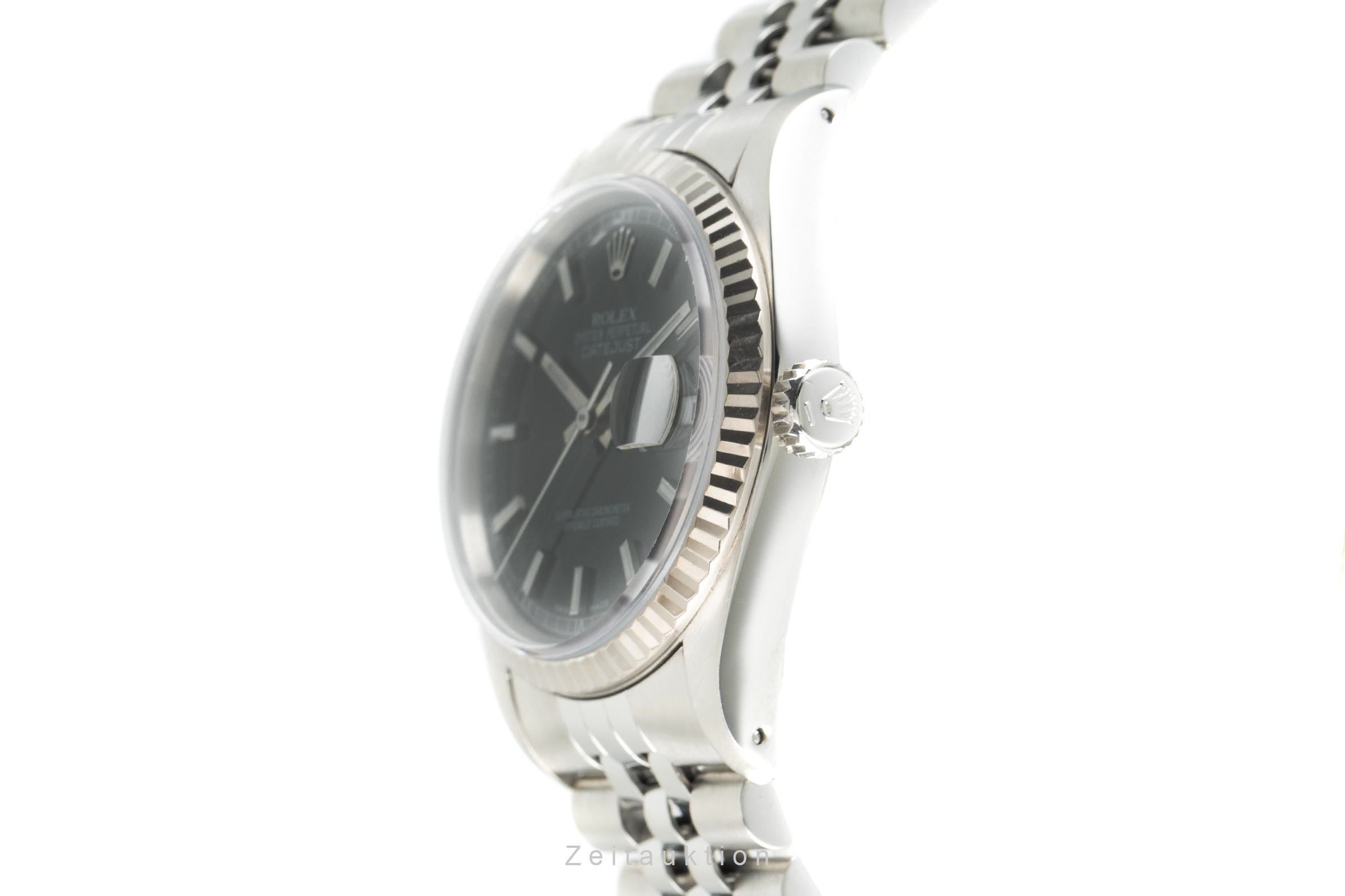 Rolex Datejust acciaio / oro bianco automatismo Kal. 3135 Ref. 16234  | Zeitauktion