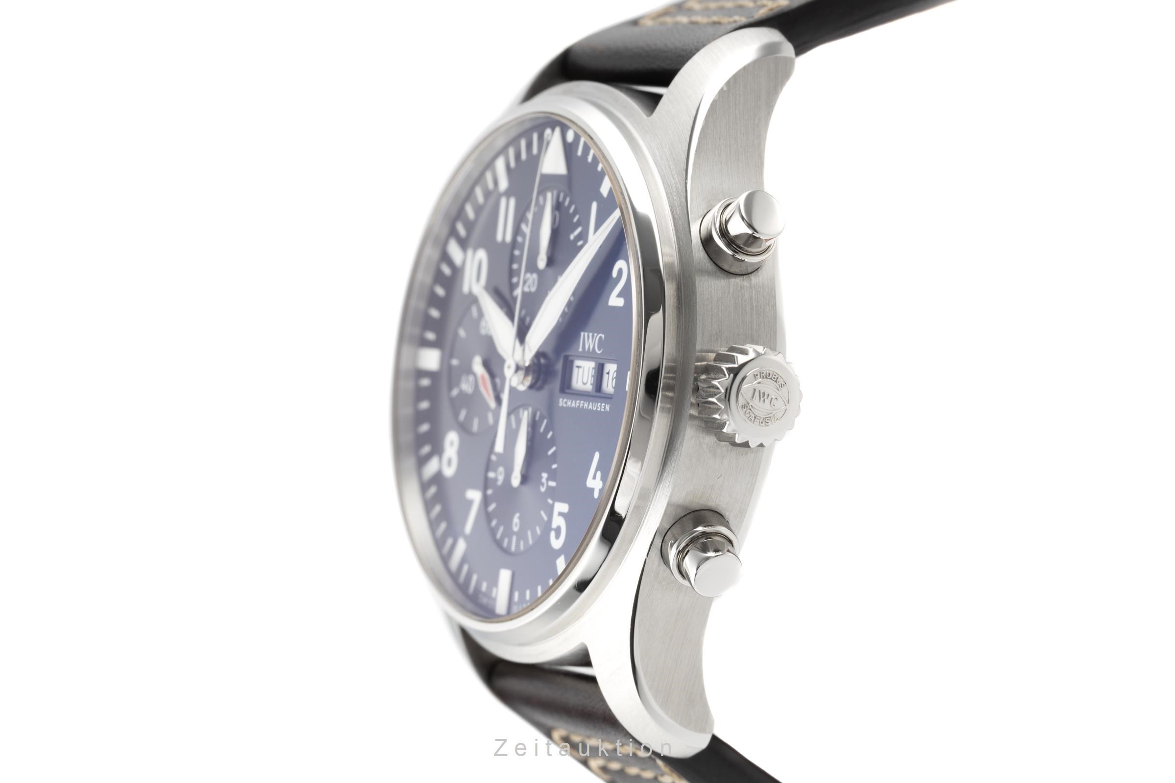IWC Pilot Chronograph Stahl Automatik Kal. C.79320 Ref. IW377714  | Zeitauktion