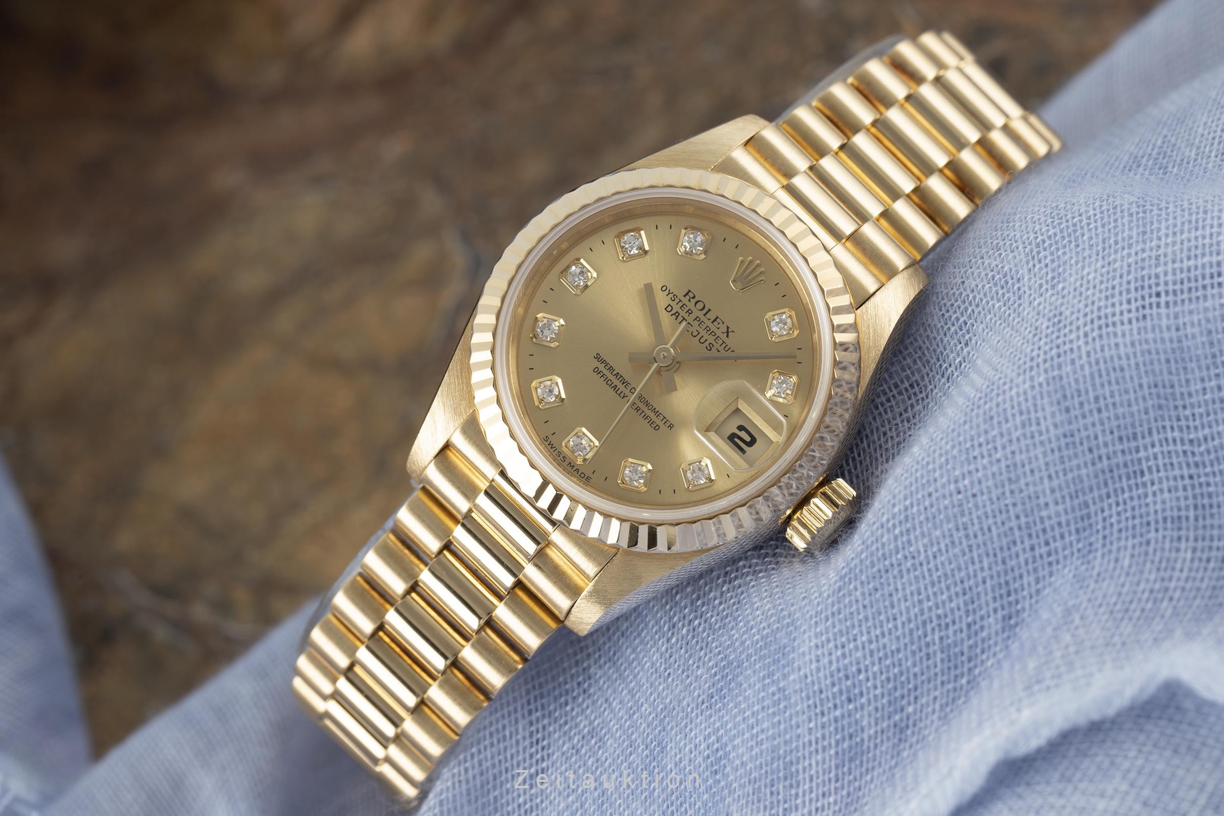 rolex lady gold