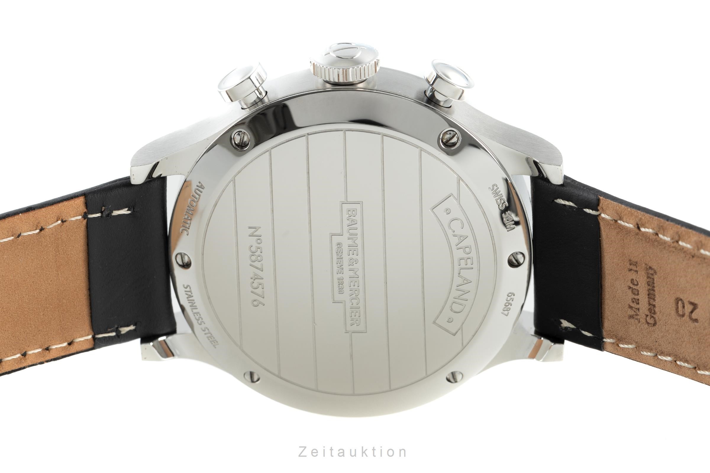 Baume & Mercier Capeland cronografo acciaio automatismo Kal. BM137753 Ref. 65687  | Zeitauktion