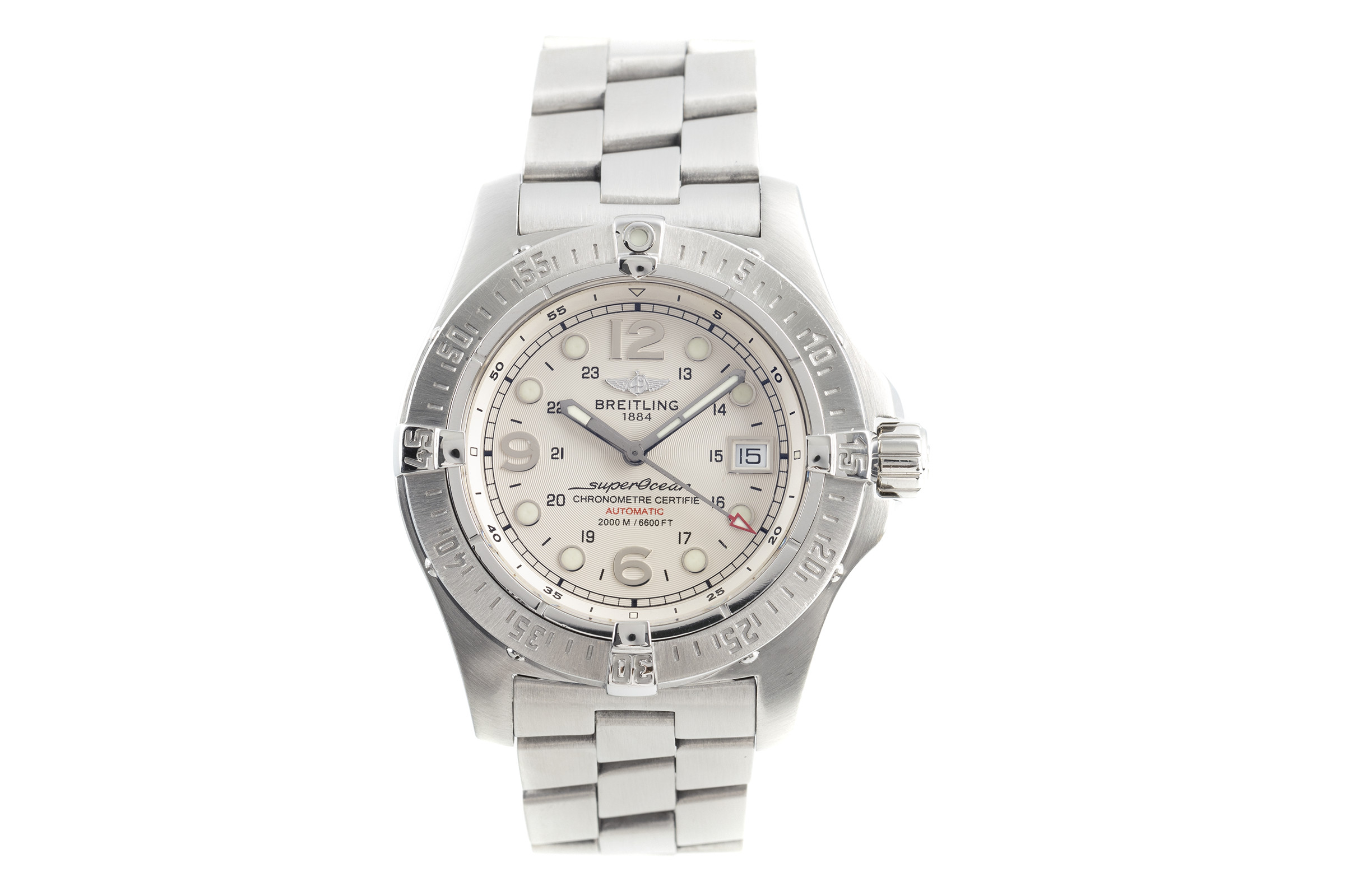 breitling superocean quartz