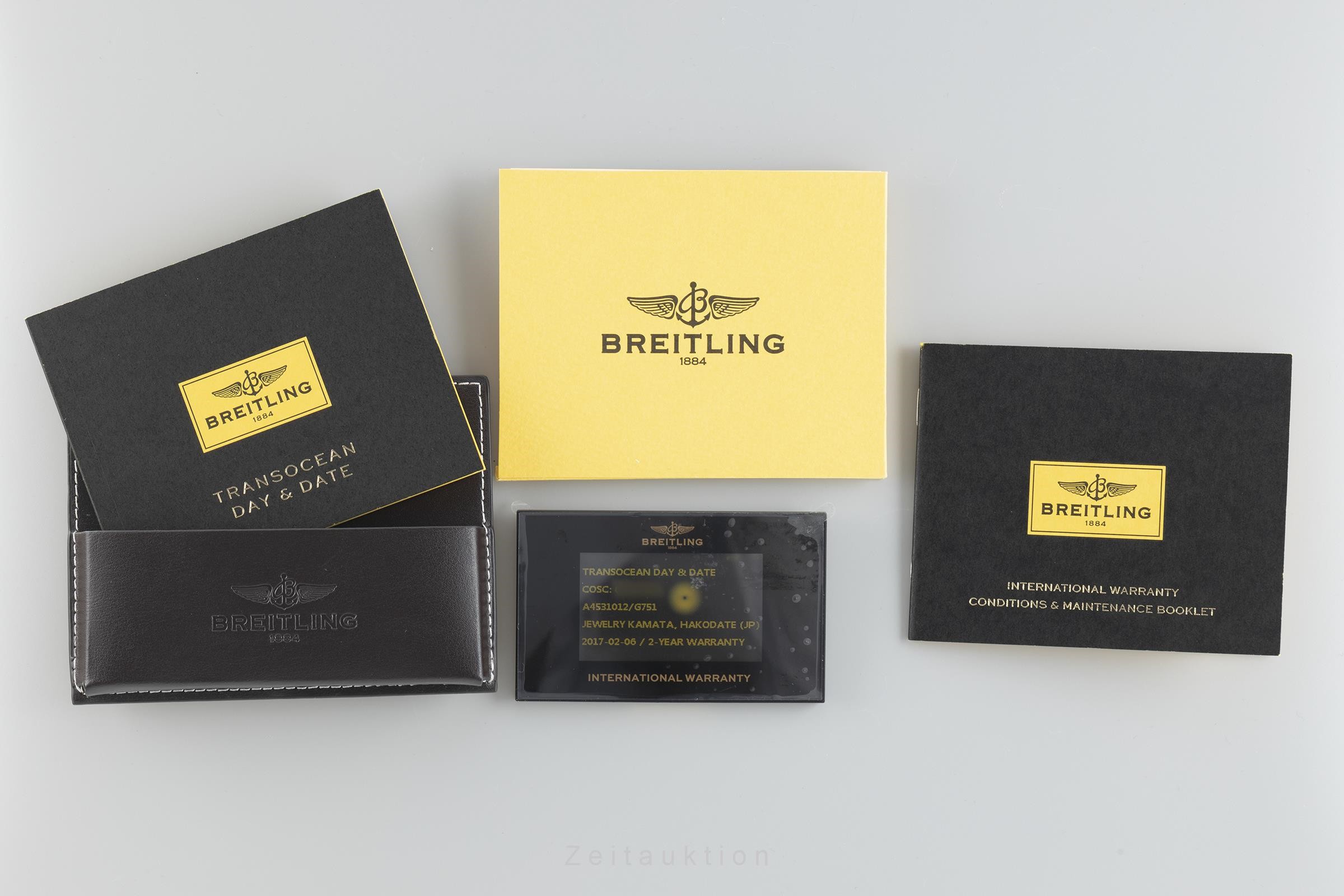 Breitling Transocean Steel Automatic Kal B45 Ref 5310