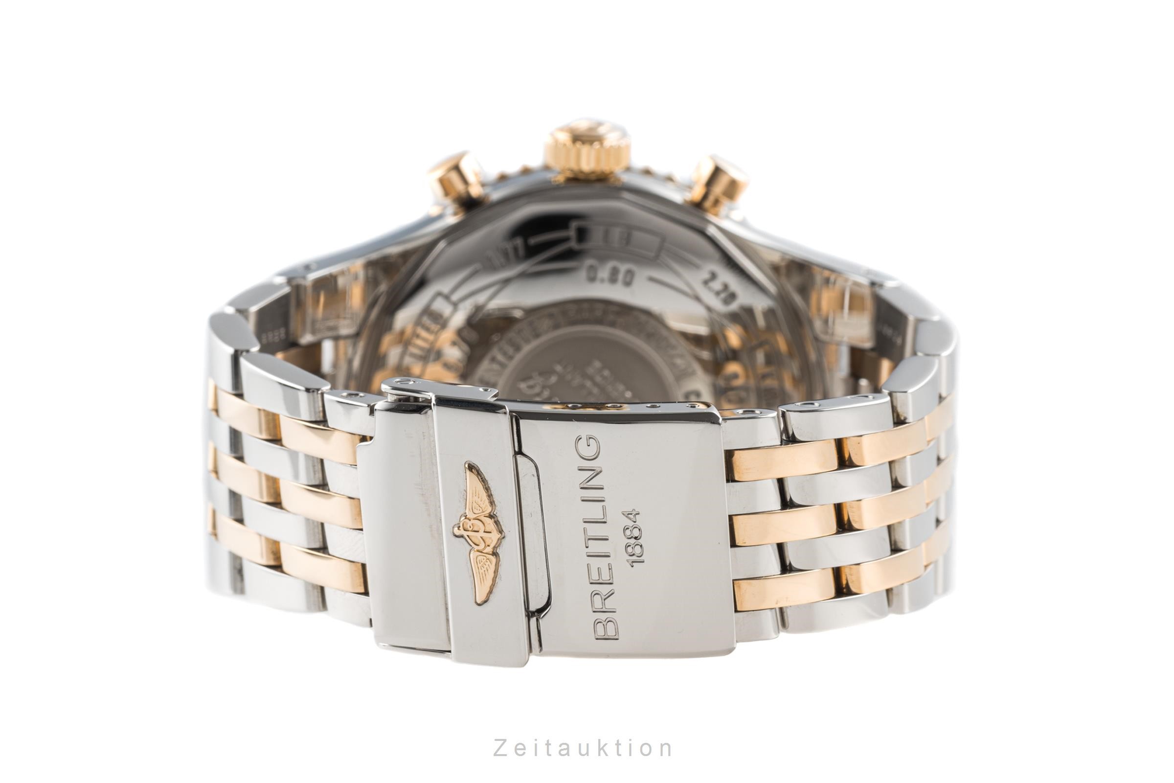 Breitling Montbrillant Chronograph Stahl / Gold Automatik Kal. B23 