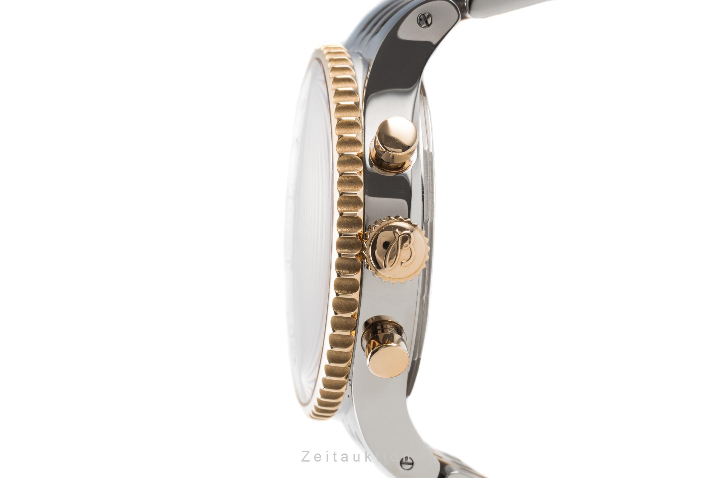 Breitling Montbrillant Chronograph Stahl / Gold Automatik Kal. B23  