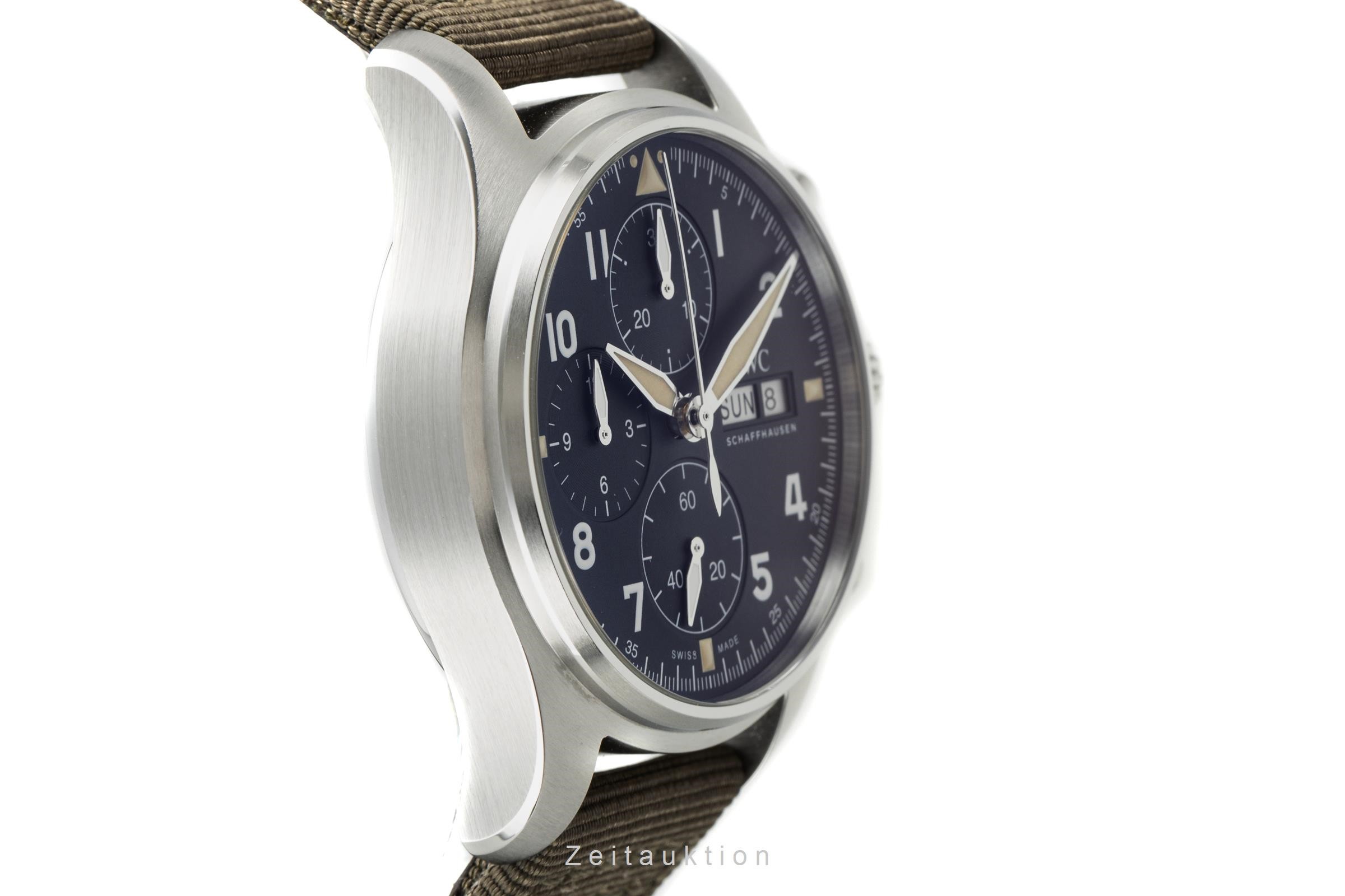 IWC Pilot cronógrafo acero automático Kal. C.69380 Ref. IW387901  | Zeitauktion