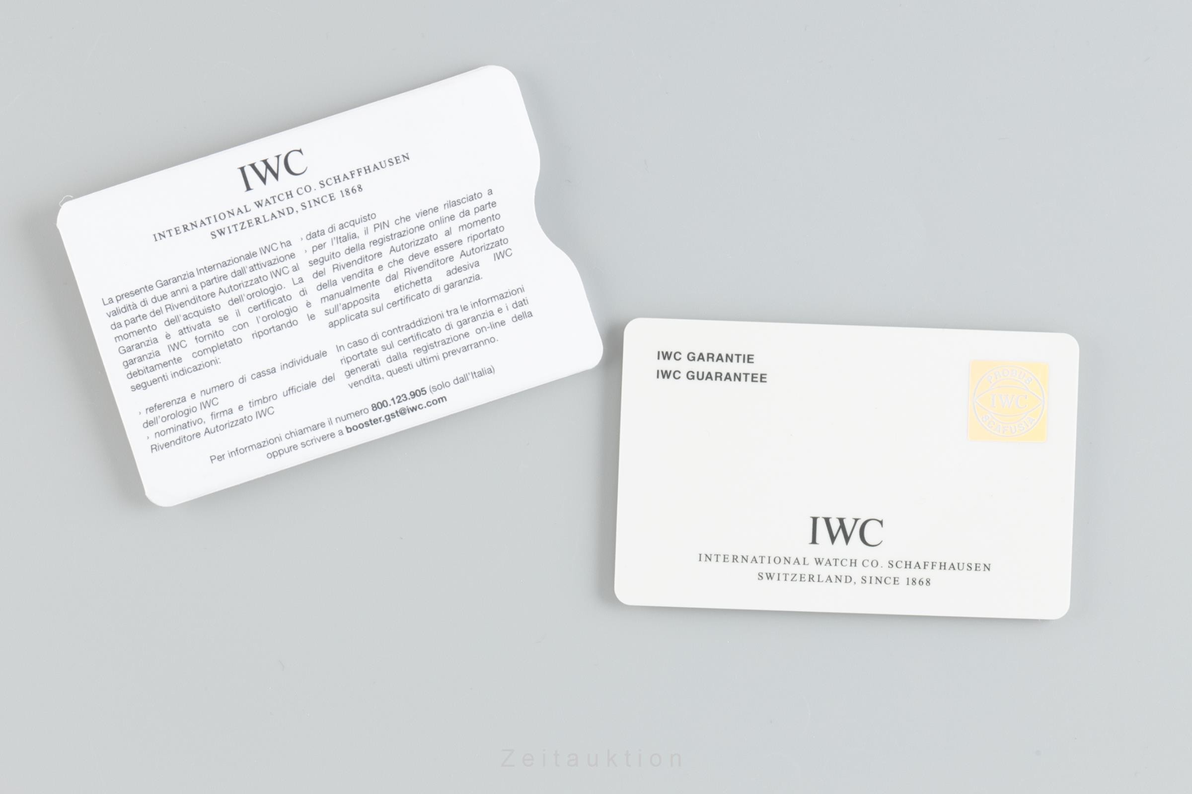 IWC Portuguese acciaio carica manuale Kal. C 98295 Ref. IW545404  | Zeitauktion