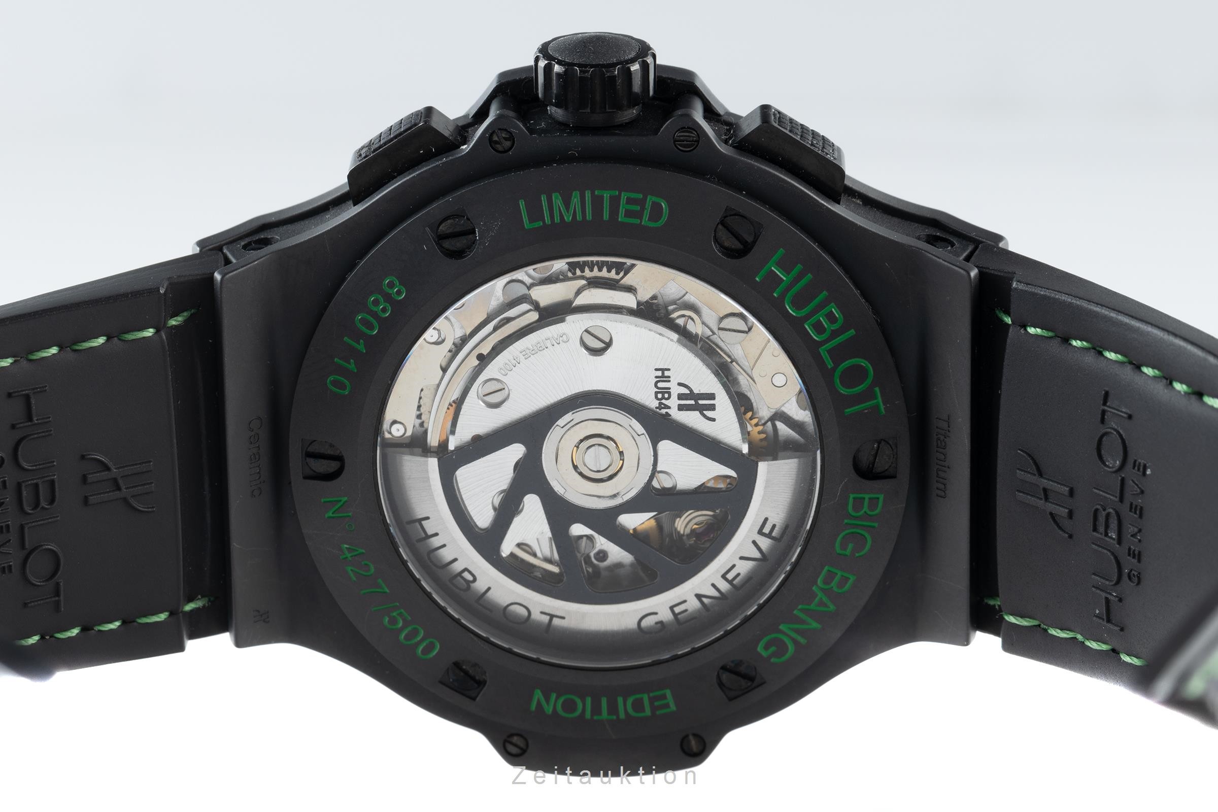 Hublot Big Bang cronógrafo cerámica / titanio automático Kal. HUB4100 Ref. 322.C1.1190.GRABG11 LIMITED EDITION | Zeitauktion