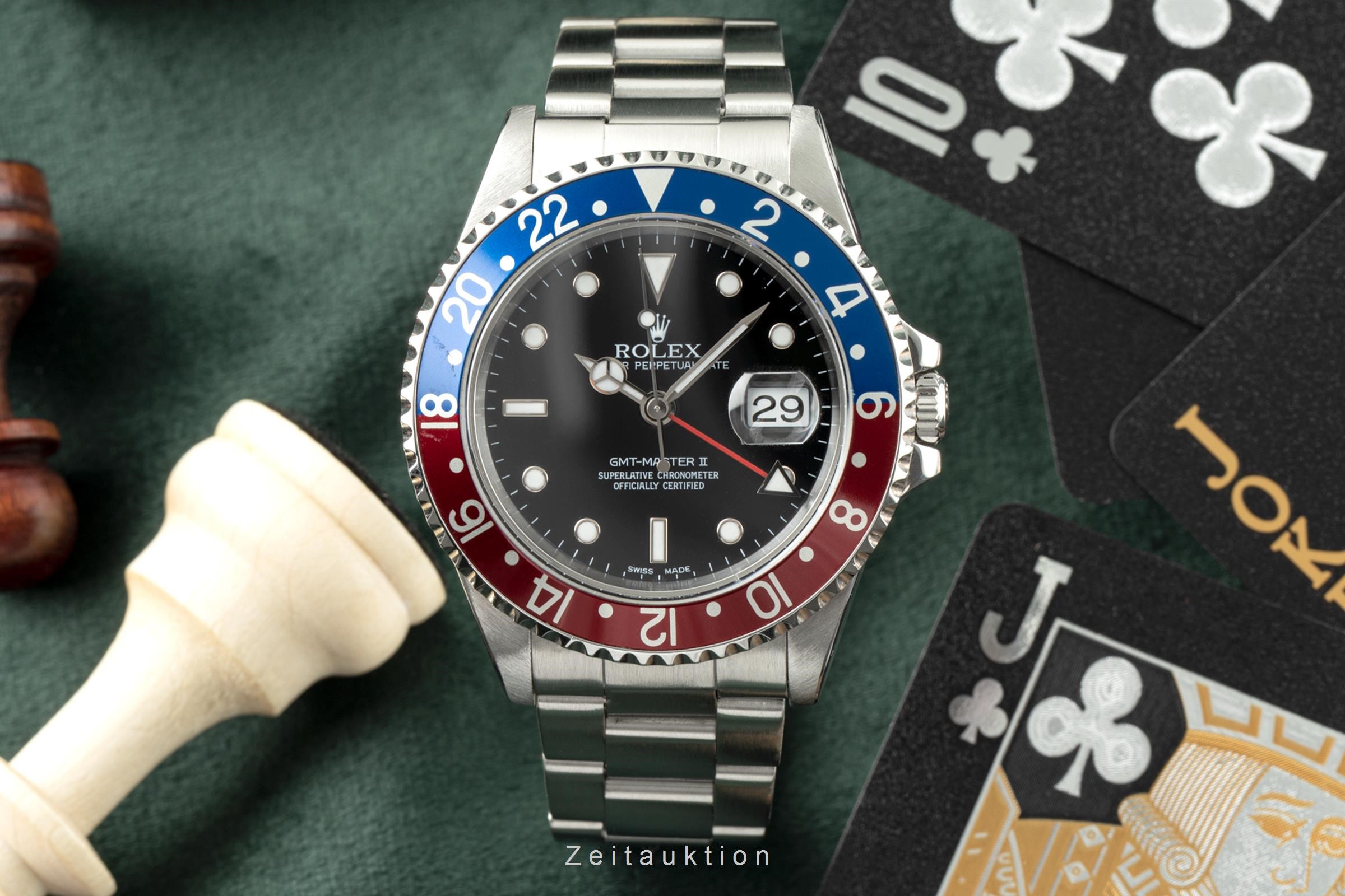 Rolex GMT Master II acciaio automatismo Kal. 3185 Ref. 16710T  | Zeitauktion