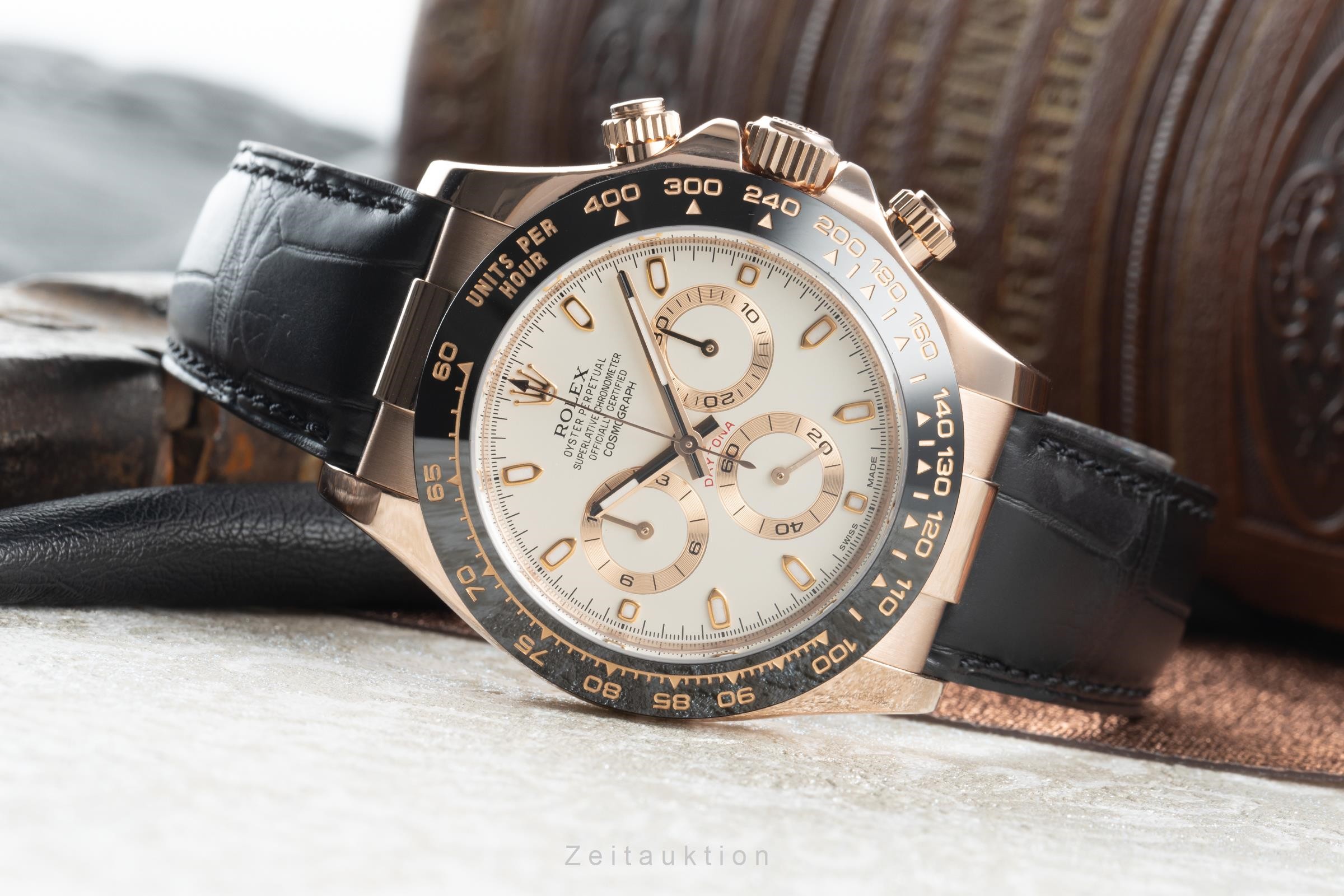 Rolex Daytona cronografo oro rosso 18 ct automatismo Kal. 4130 Ref. 116515LN  | Zeitauktion