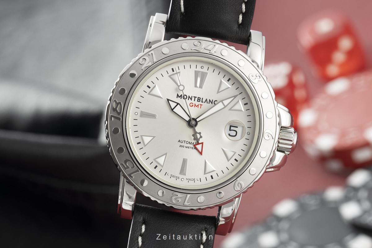 Montblanc Sport GMT steel automatic Kal. 4810.405 Ref. 7061 2200379
