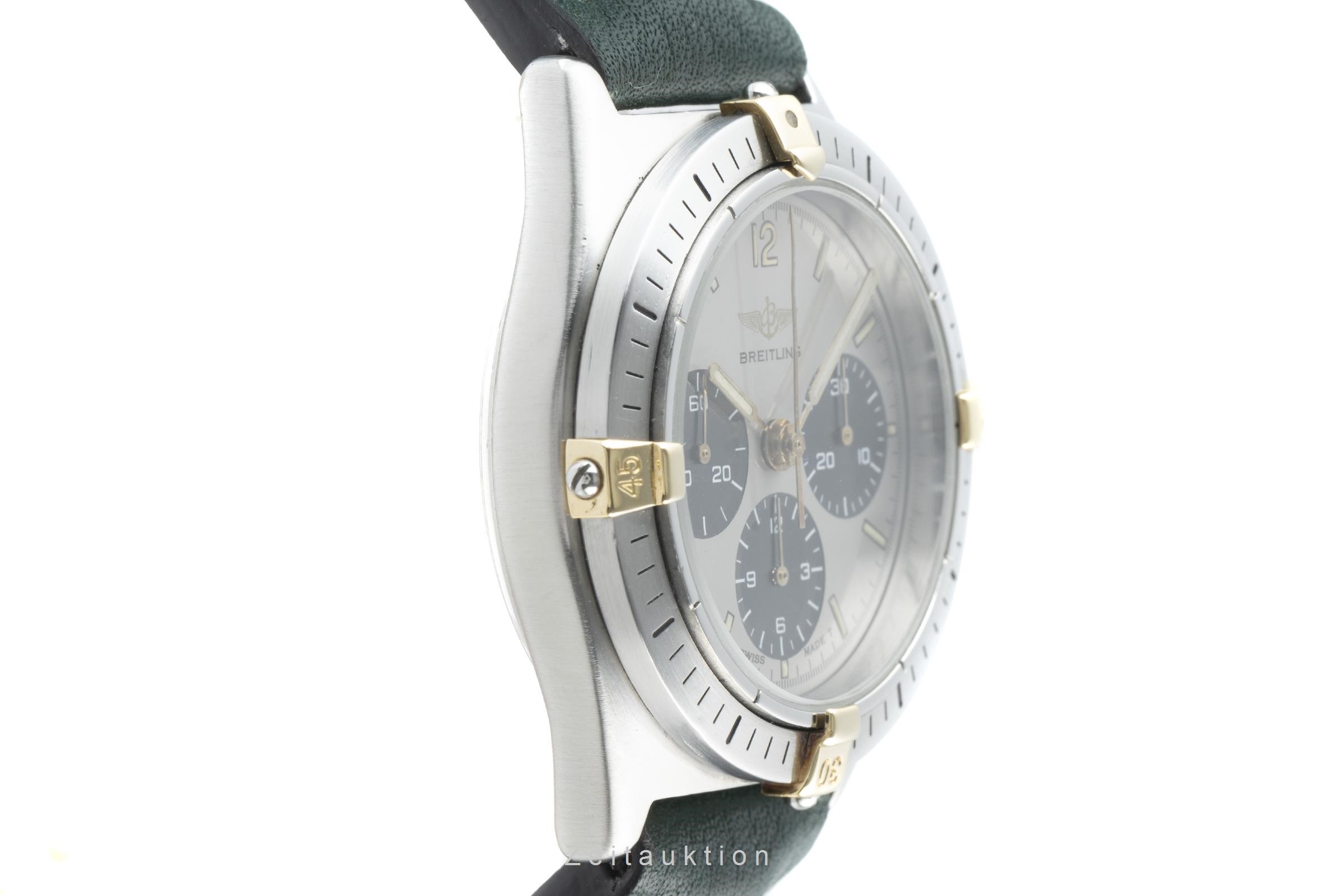 Breitling Callisto chronograph steel / gold manual winding Ref. 80520N  | Zeitauktion