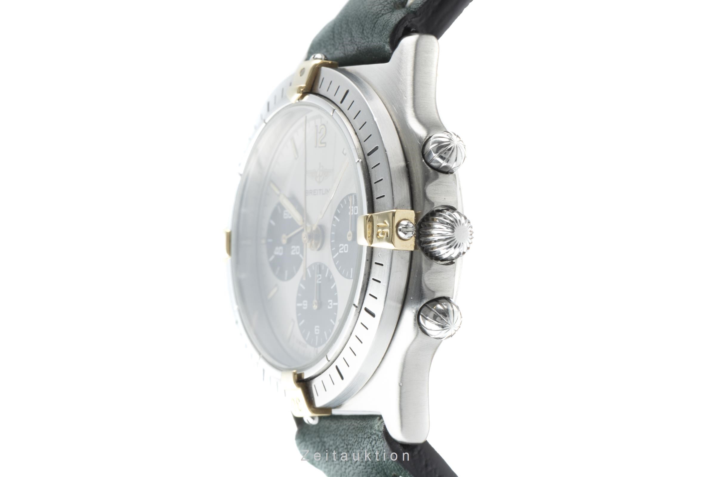 Breitling Callisto chronograph steel / gold manual winding Ref. 80520N  | Zeitauktion