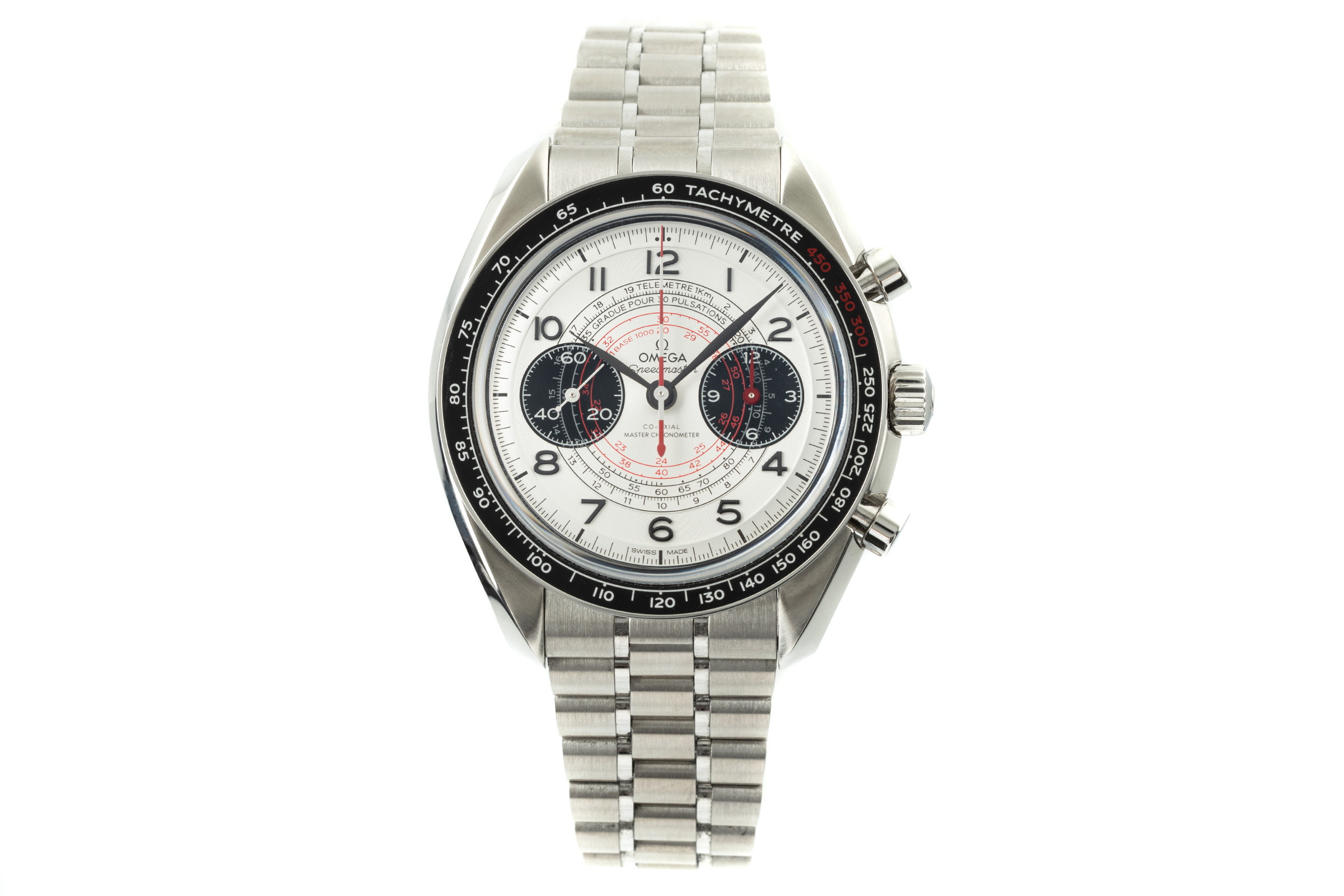 Omega Speedmaster chronograph steel manual winding Kal. 9908 Ref. 329.30.43.51.02.002  | Zeitauktion