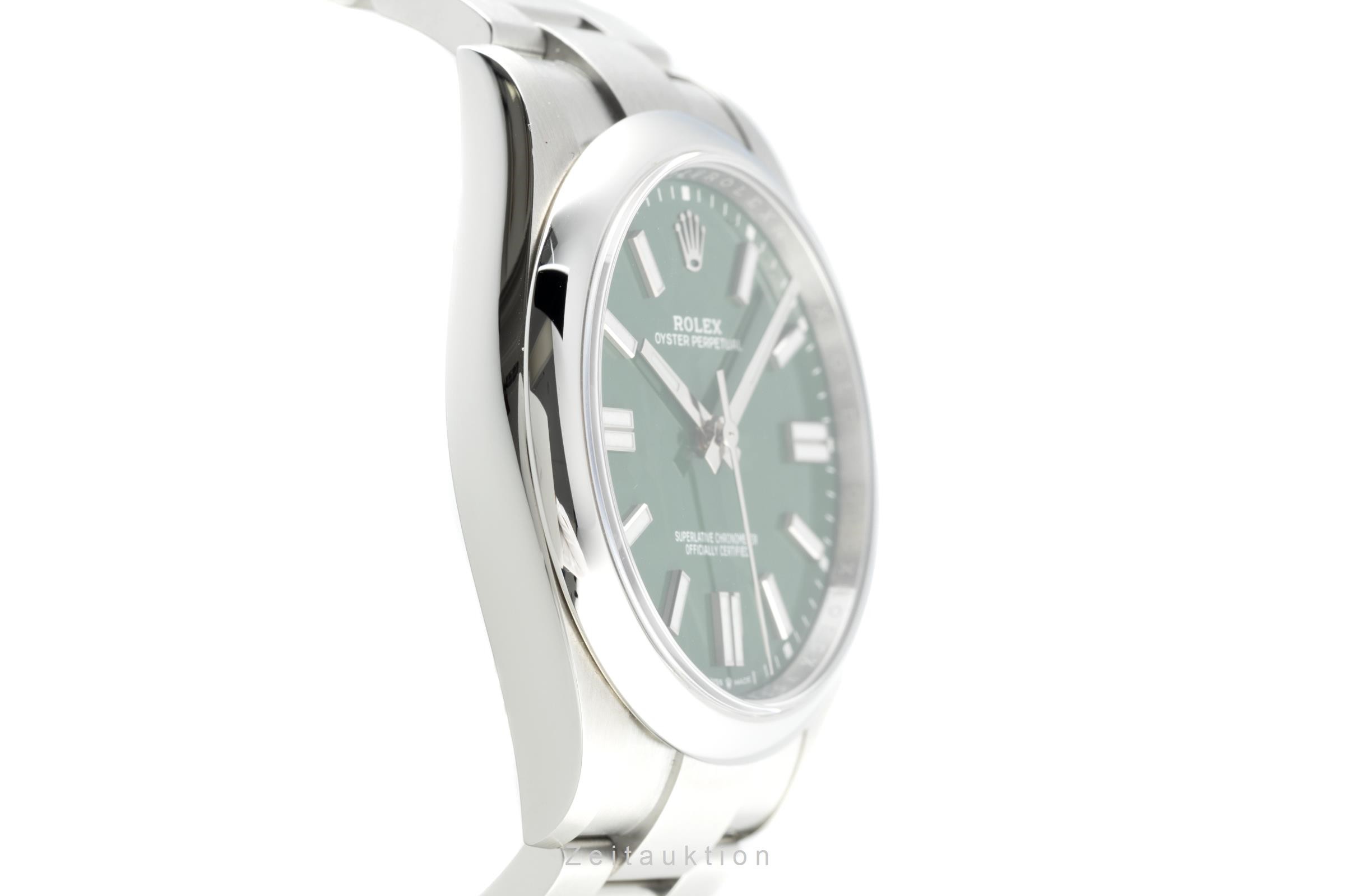 Rolex Oyster Perpetual Stahl Automatik Kal. 3230 Ref. 124300  | Zeitauktion