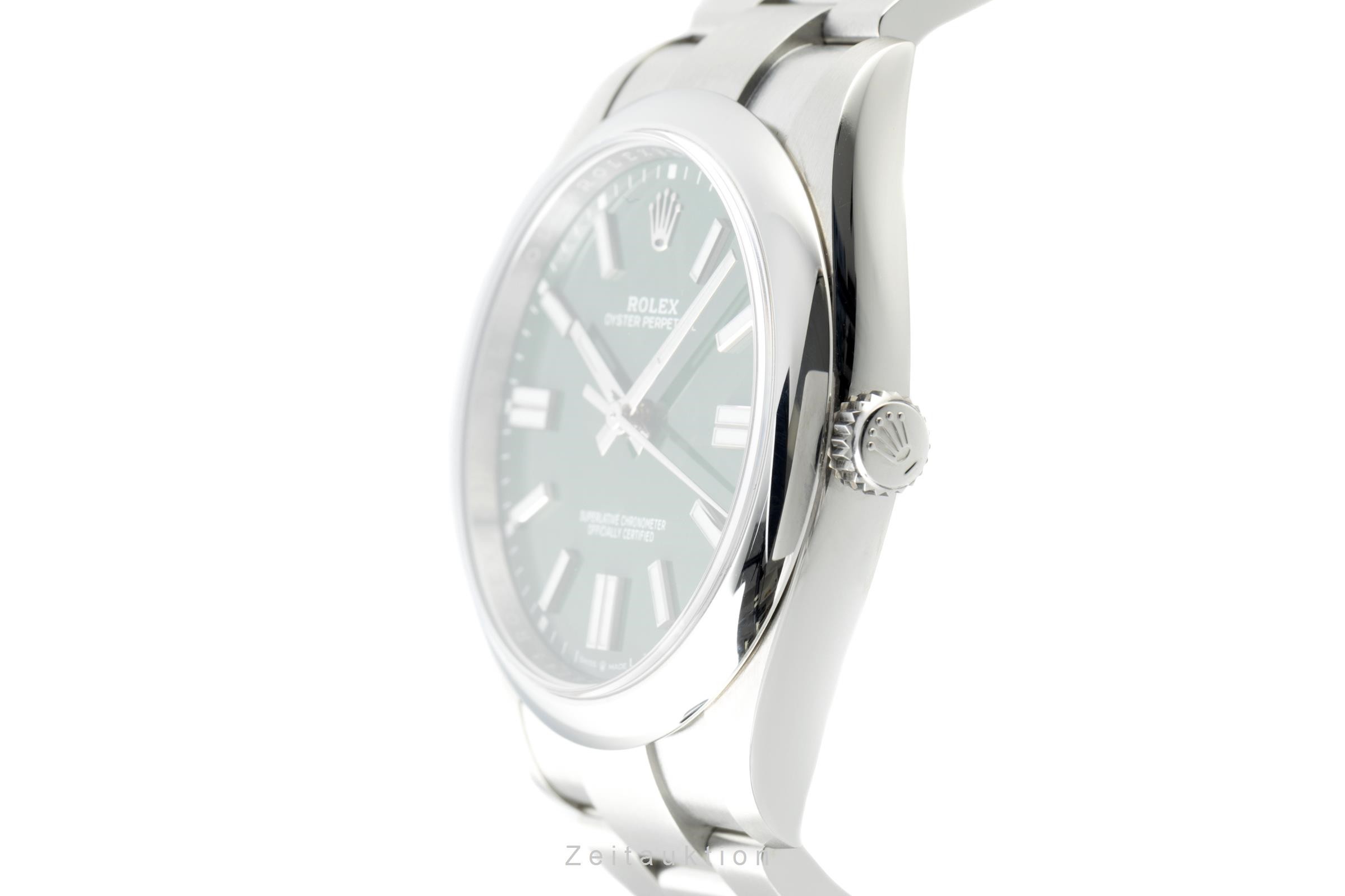 Rolex Oyster Perpetual Stahl Automatik Kal. 3230 Ref. 124300  | Zeitauktion