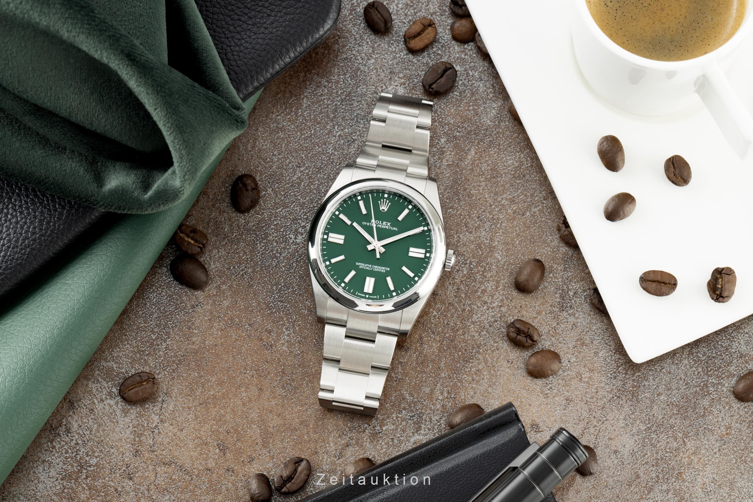 Rolex Oyster Perpetual Stahl Automatik Kal. 3230 Ref. 124300  | Zeitauktion