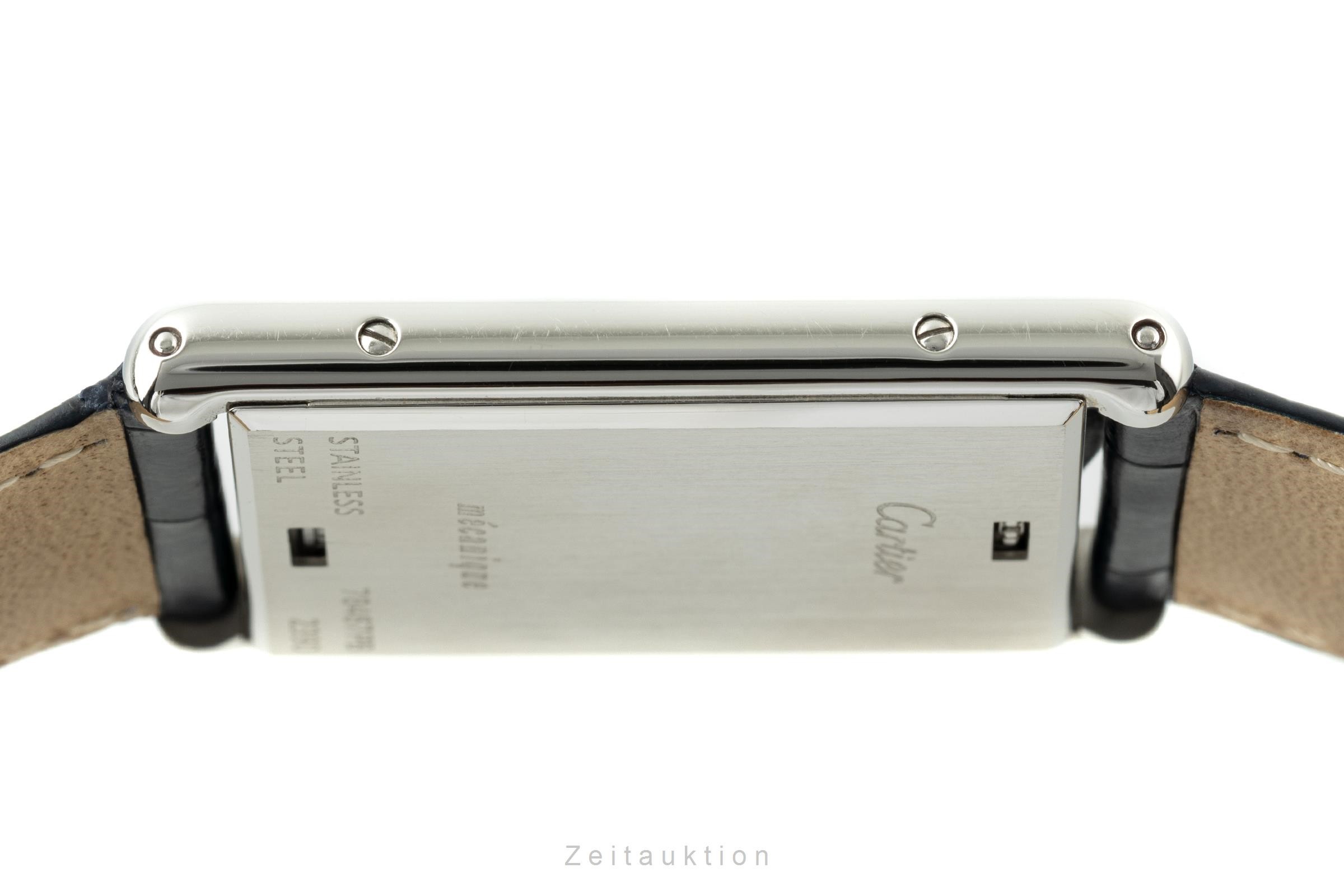 Cartier Basculante acciaio carica manuale Kal. 060MC Ref. 2390  | Zeitauktion