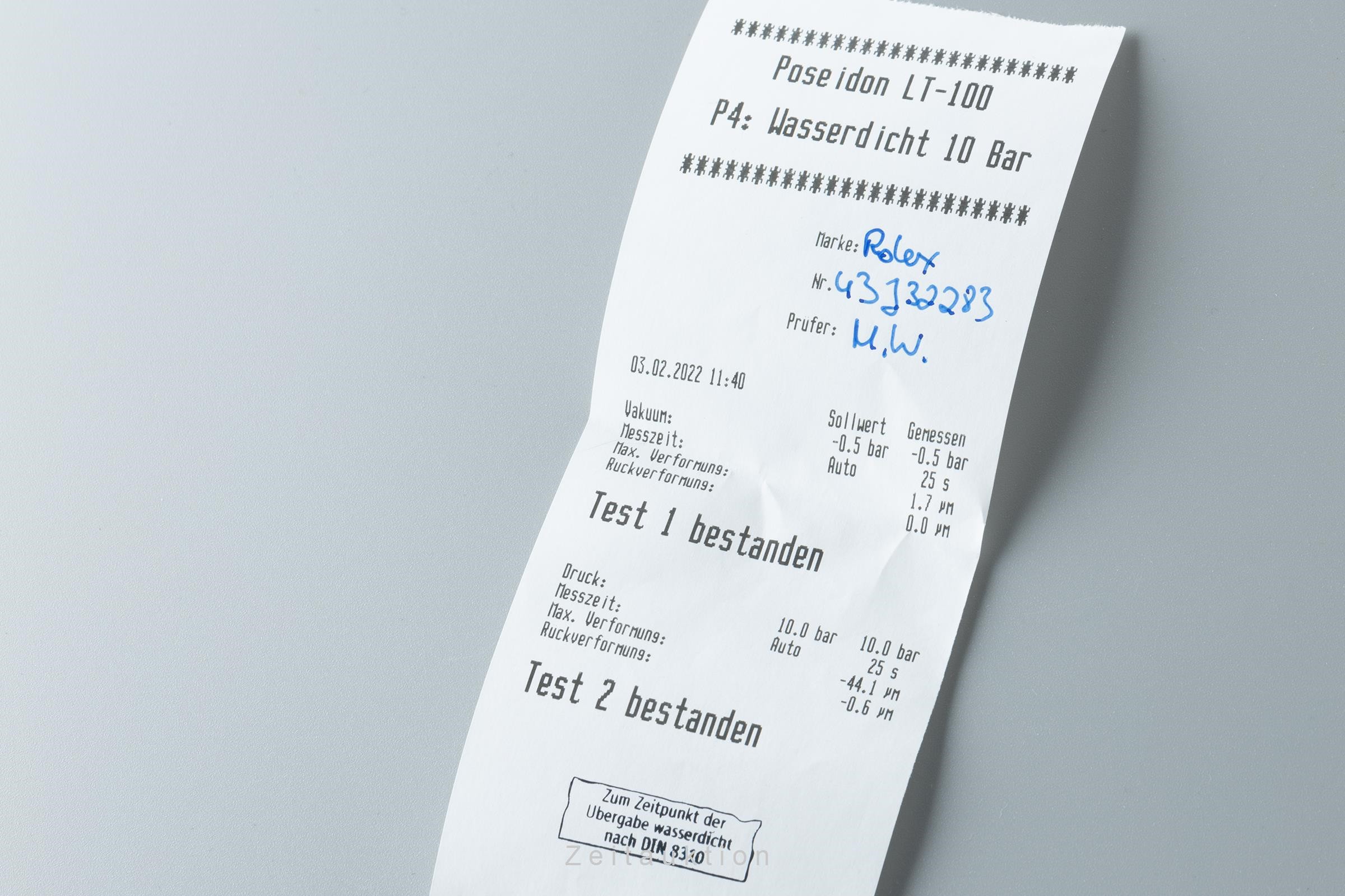 rolex submariner wasserdicht