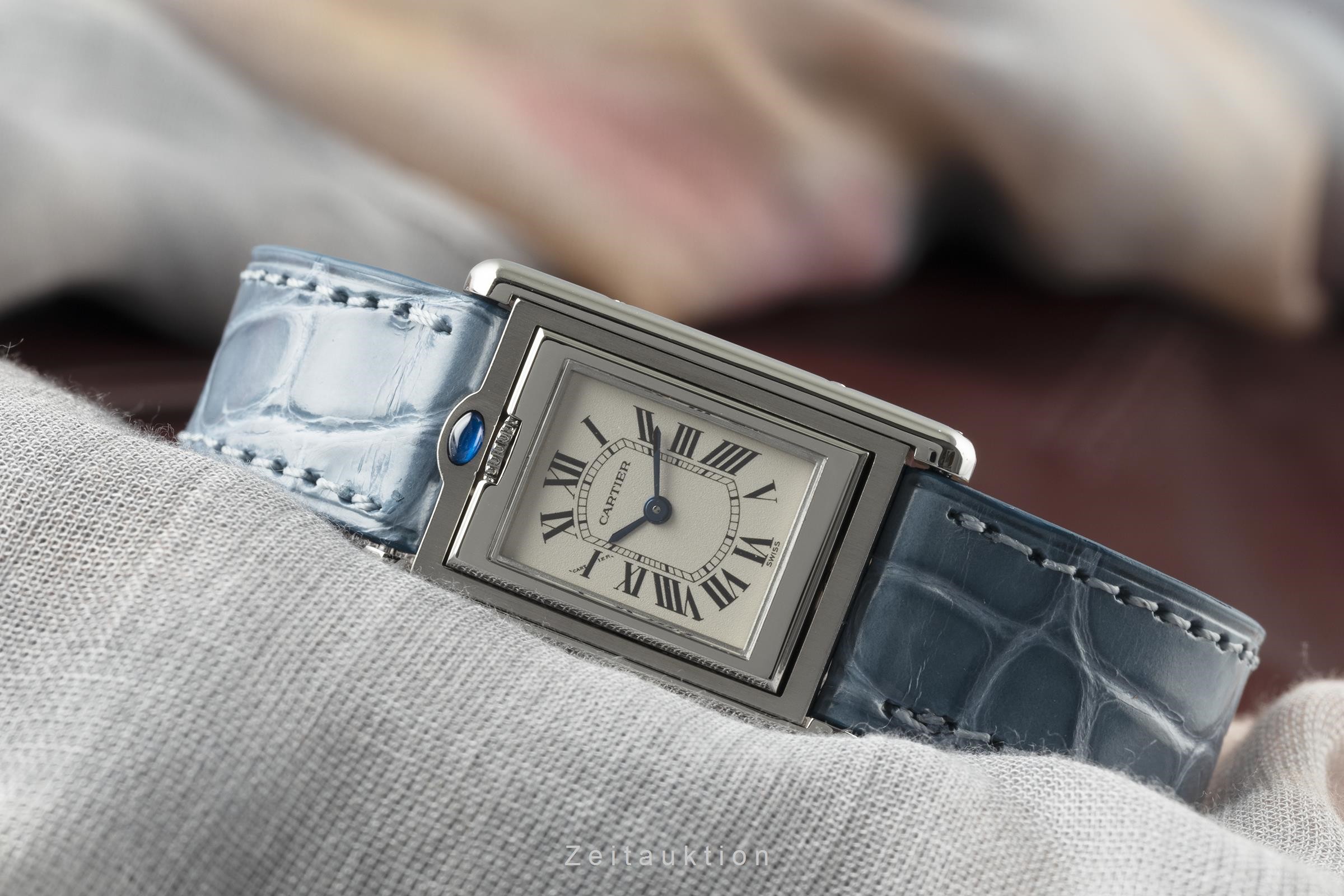 Cartier Basculante acero cuarzo Kal. 059 Ref. 2386  | Zeitauktion