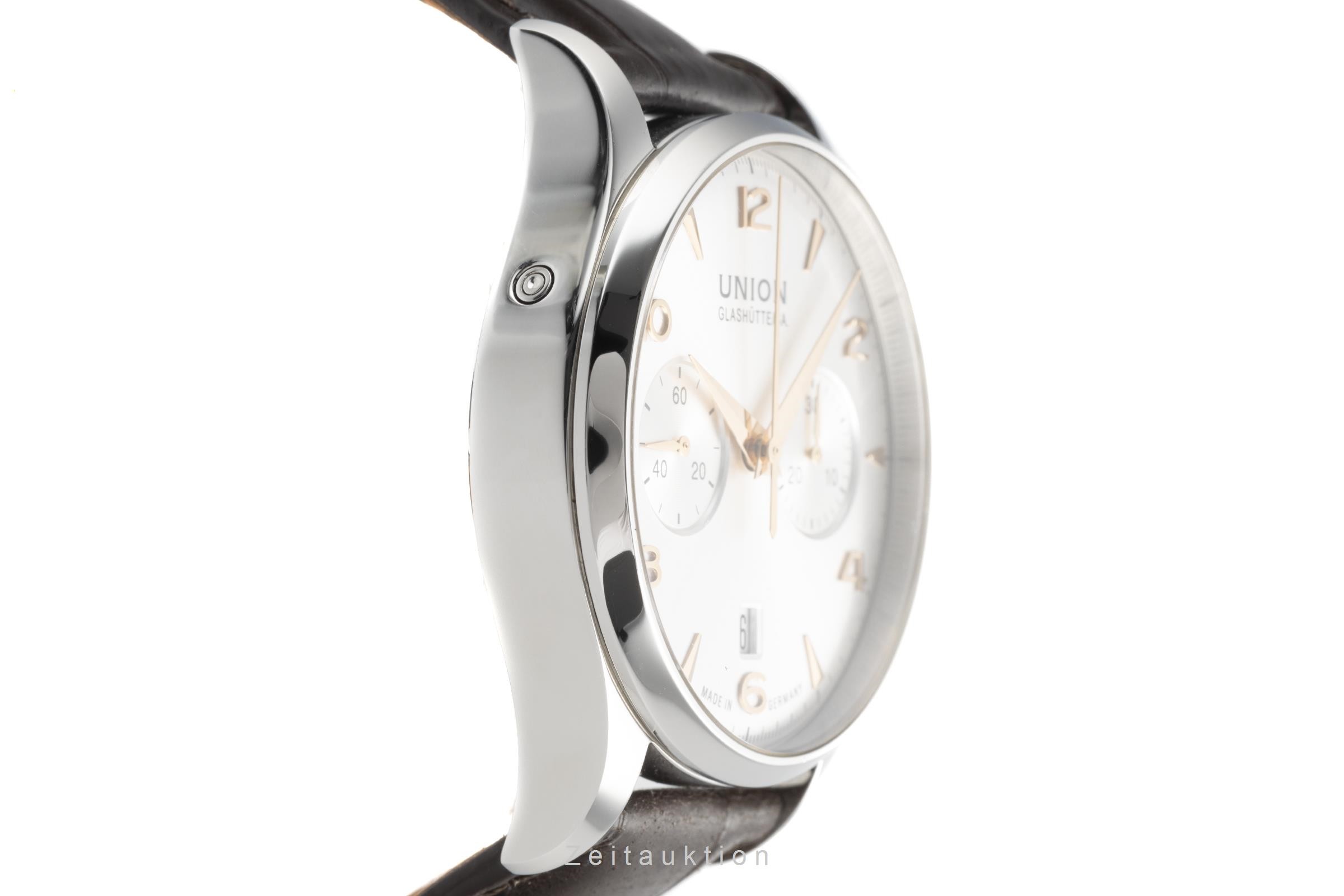 Union Glashütte Noramis Chronograph Stahl Automatik Kal. U7753 Ref. D005.427.16.037.01  | Zeitauktion