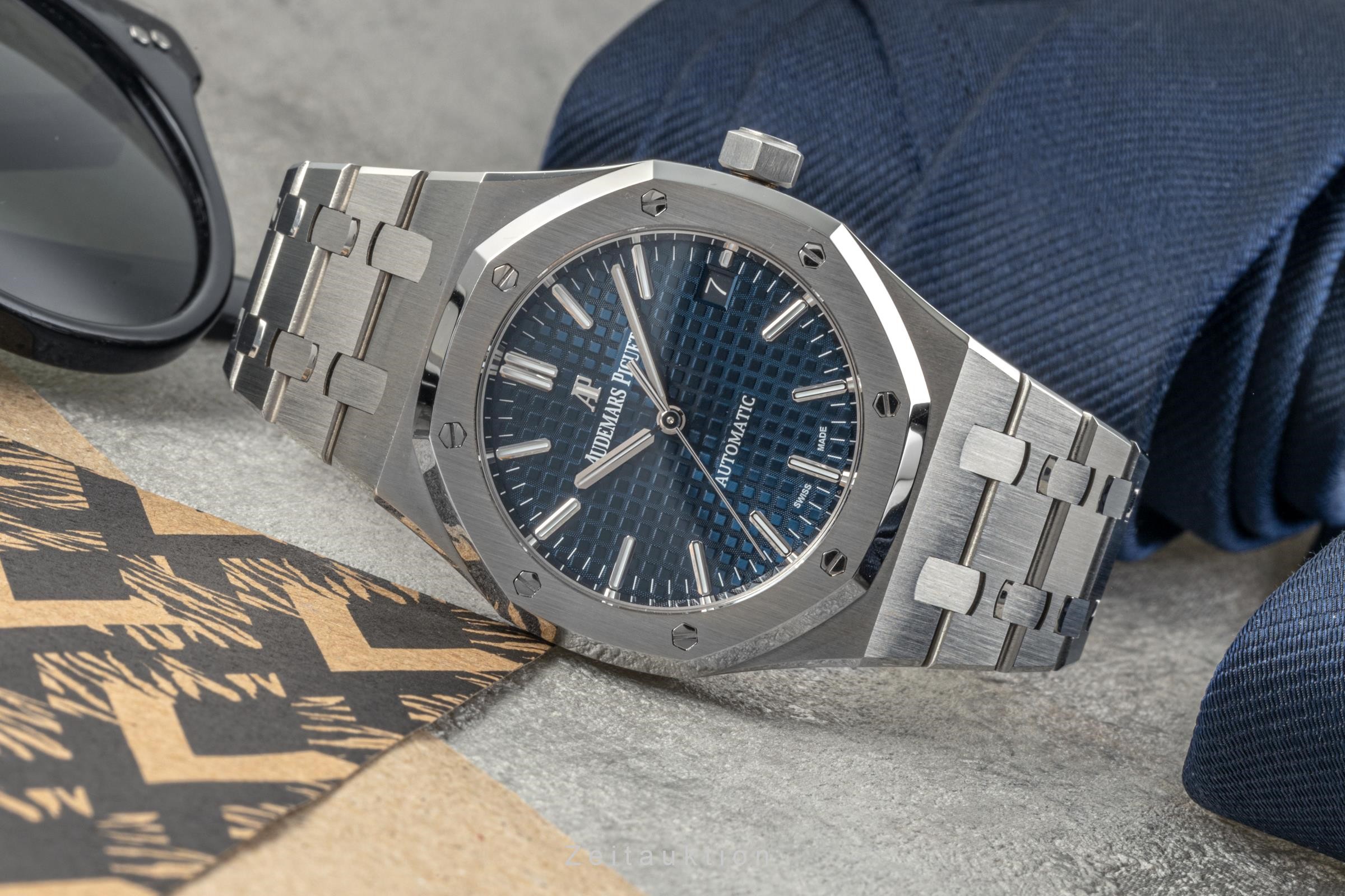 Audemars Piguet Royal Oak acier automatique Kal. 3120 Ref. 15450ST.OO.1256ST.03  | Zeitauktion