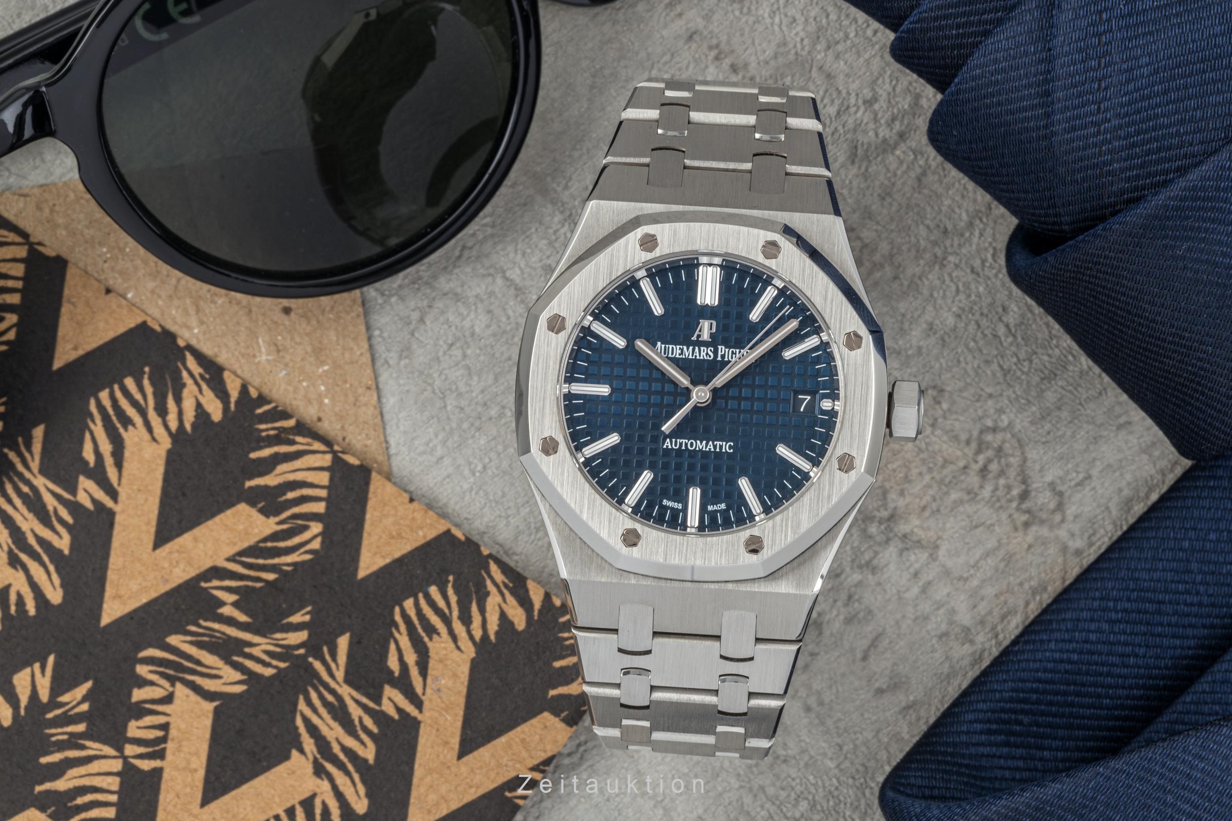 Audemars Piguet Royal Oak steel automatic Kal. 3120 Ref. 15450ST.OO.1256ST.03  | Zeitauktion