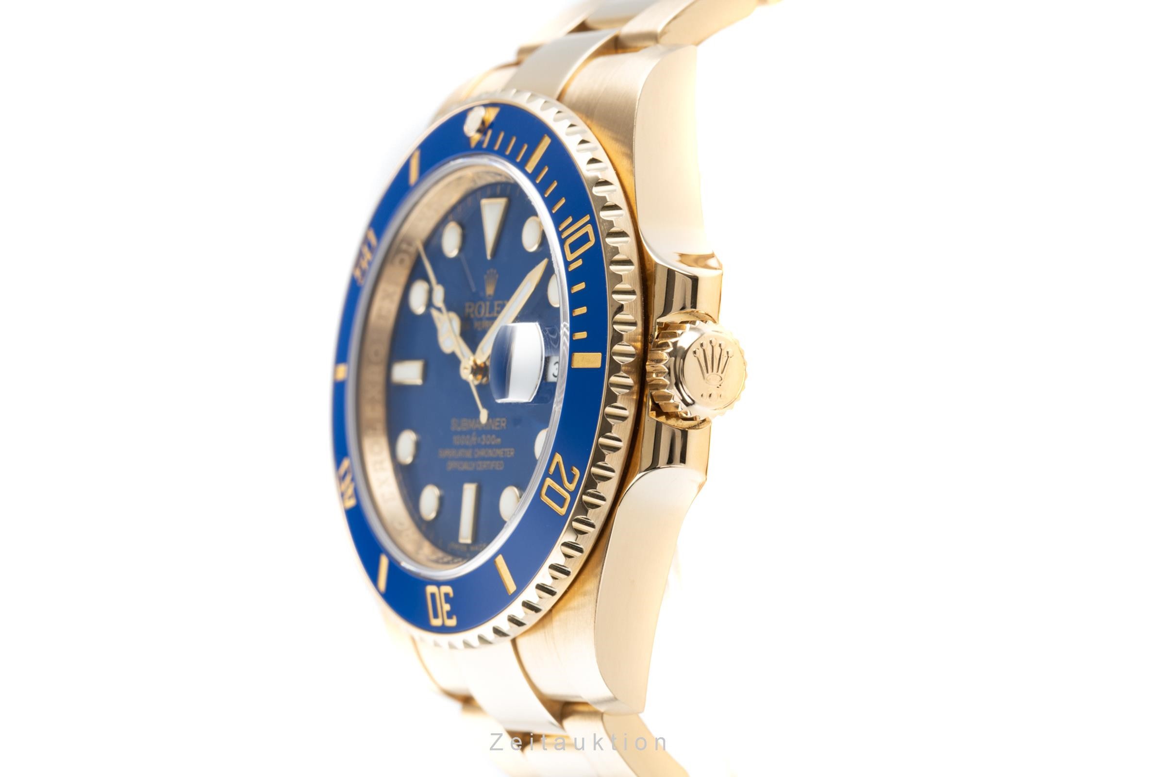Rolex Submariner 18 ct gold automatic Kal. 3135 Ref. 116618LB  | Zeitauktion