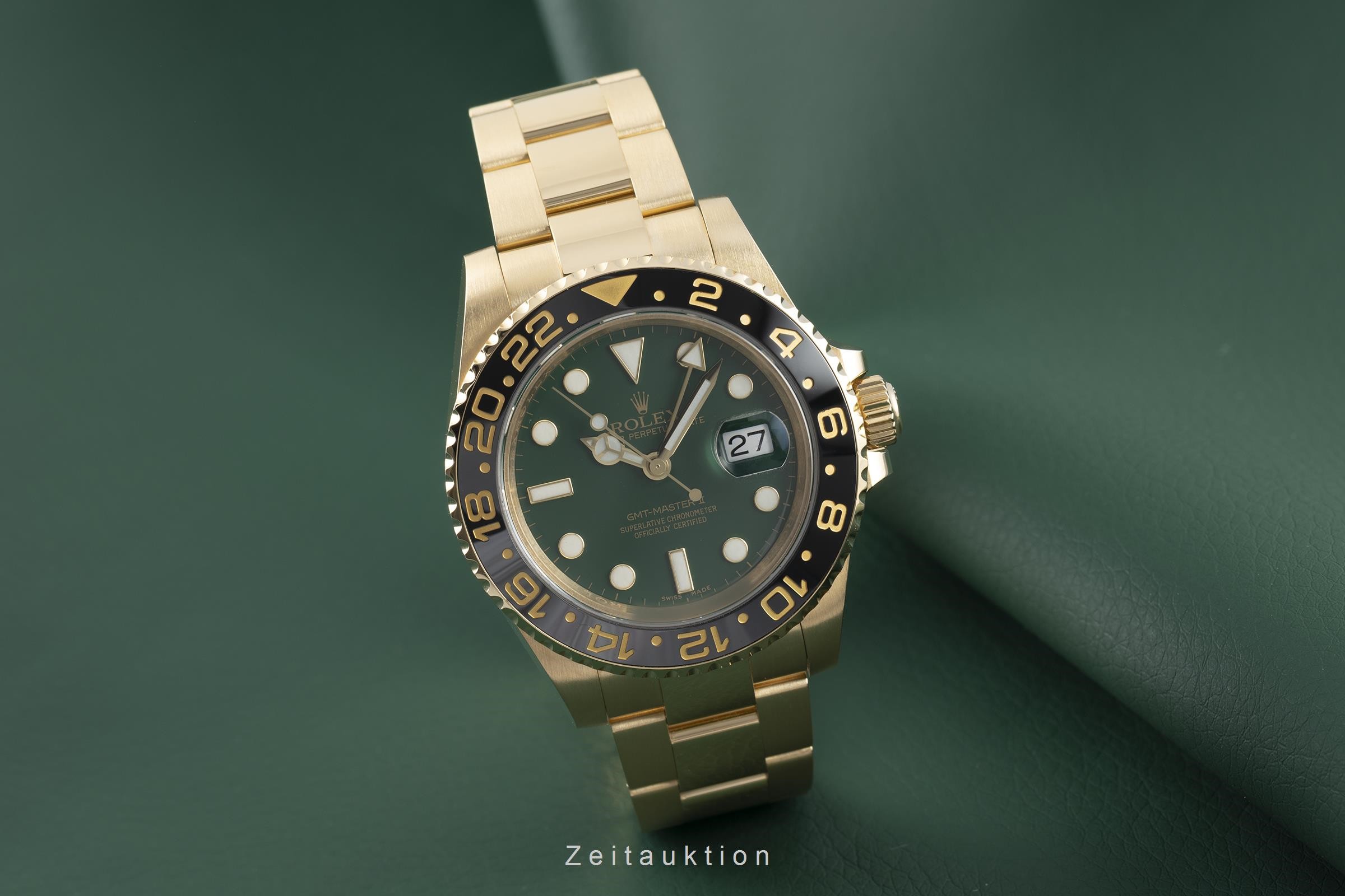 Rolex GMT-Master II 18k Gold Automatik Kal. 3186 Ref. 116718  | Zeitauktion