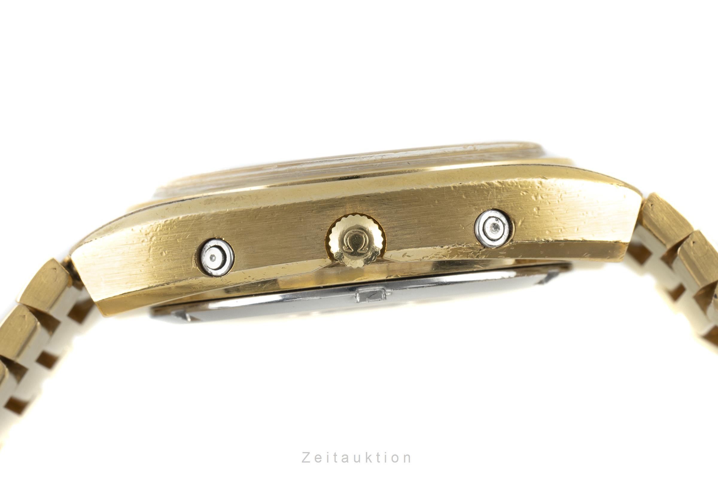 Omega Megaquartz Stahl / vergoldet Quarz Kal. 1310 Ref. 196.0033, 396.0822  | Zeitauktion