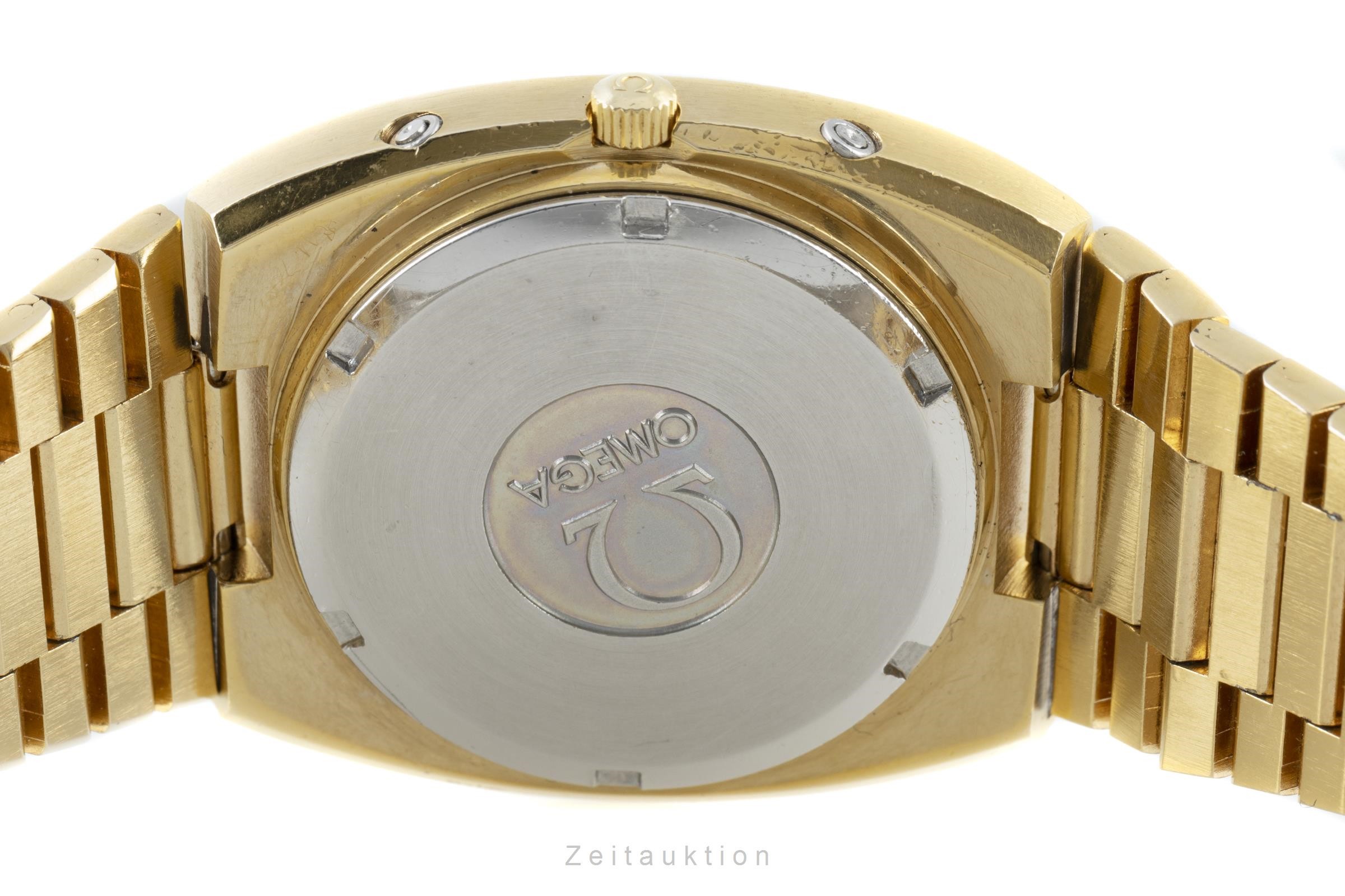 Omega Megaquartz Stahl / vergoldet Quarz Kal. 1310 Ref. 196.0033, 396.0822  | Zeitauktion