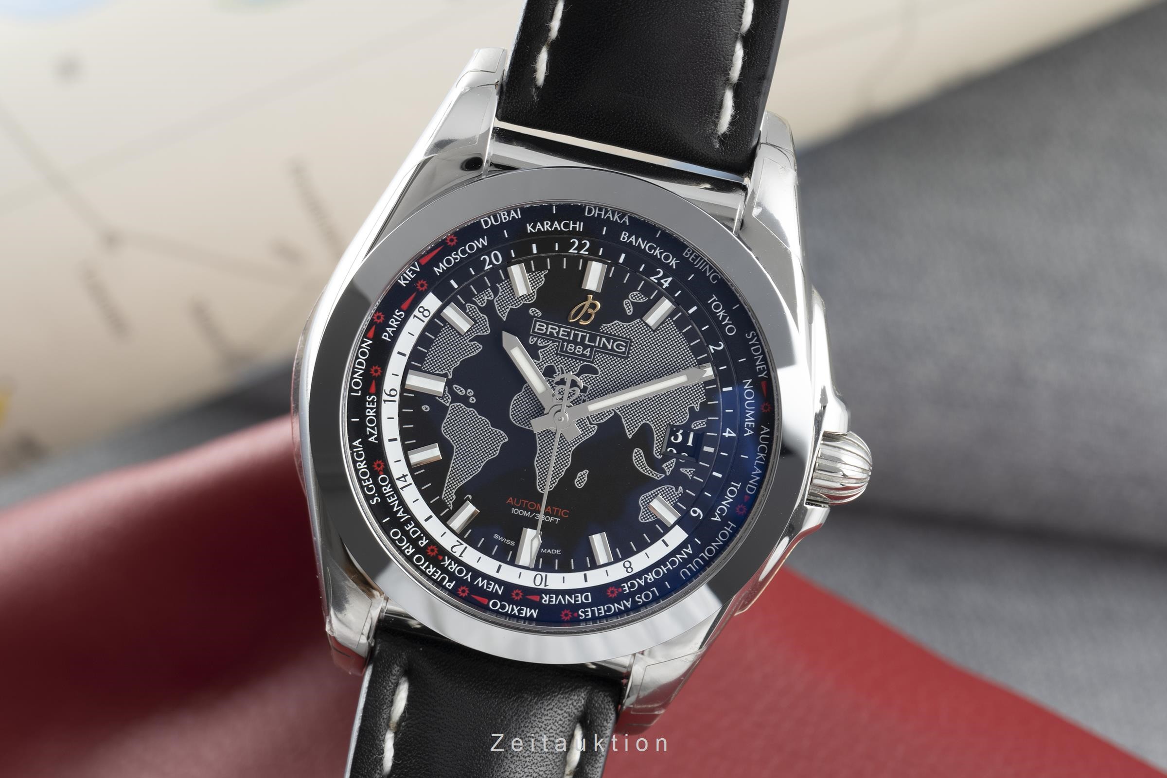 Breitling Galactic steel automatic Kal. B35 Ref. WB3510  | Zeitauktion