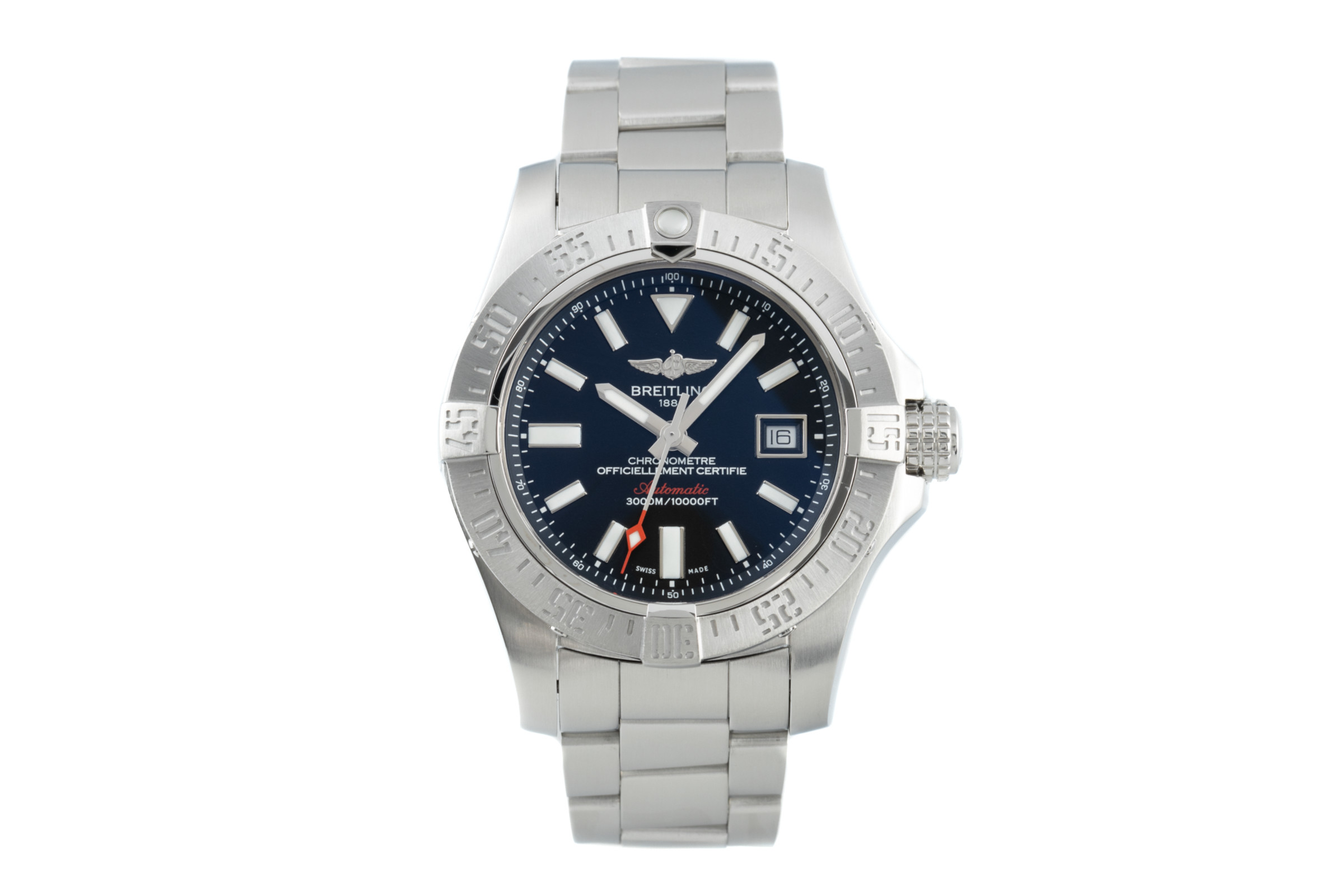 breitling avenger ii seawolf 45 automatic men's watch