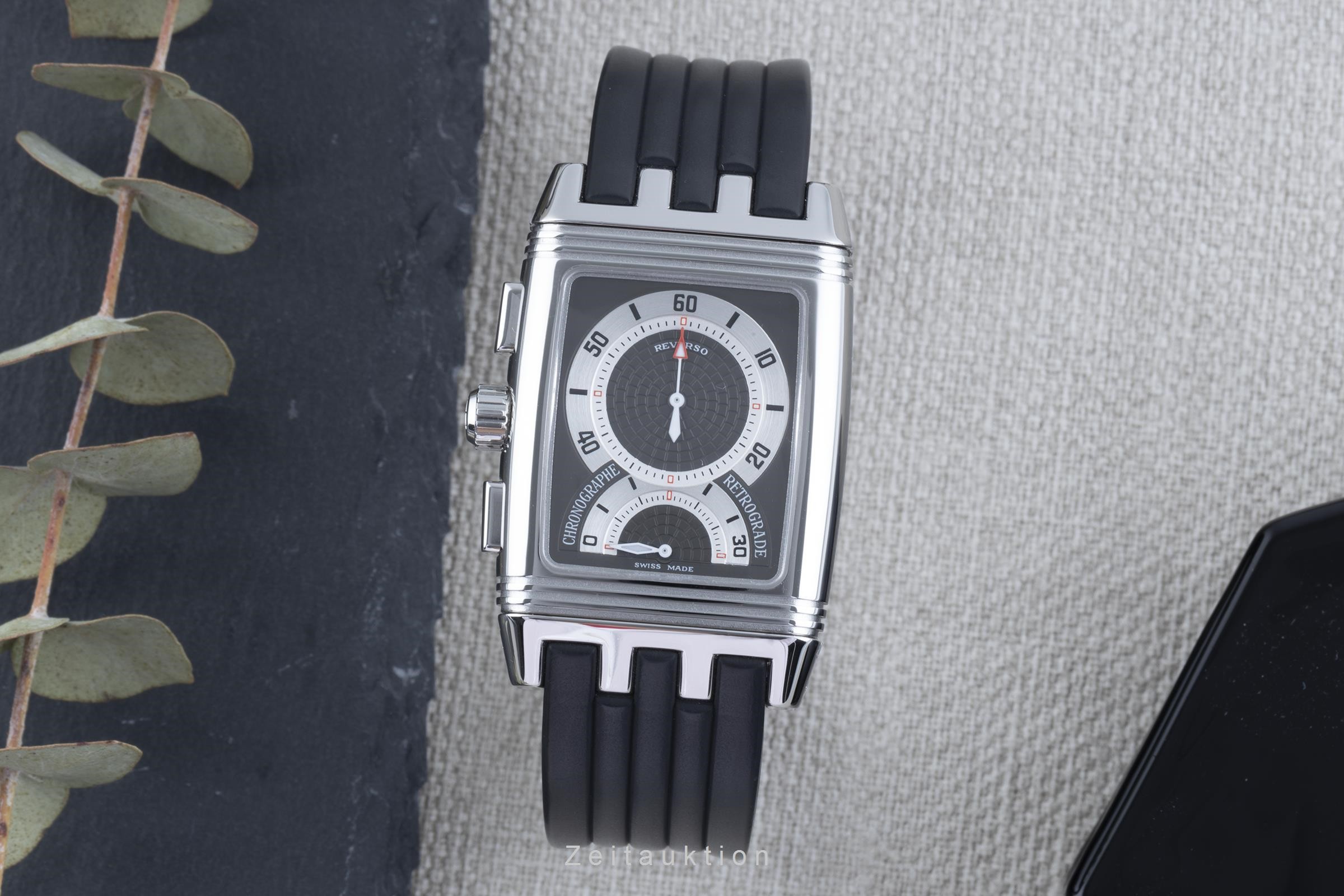 Jaeger-LeCoultre Reverso cronografo acciaio carica manuale Kal. 859 Ref. 295.8.59  | Zeitauktion