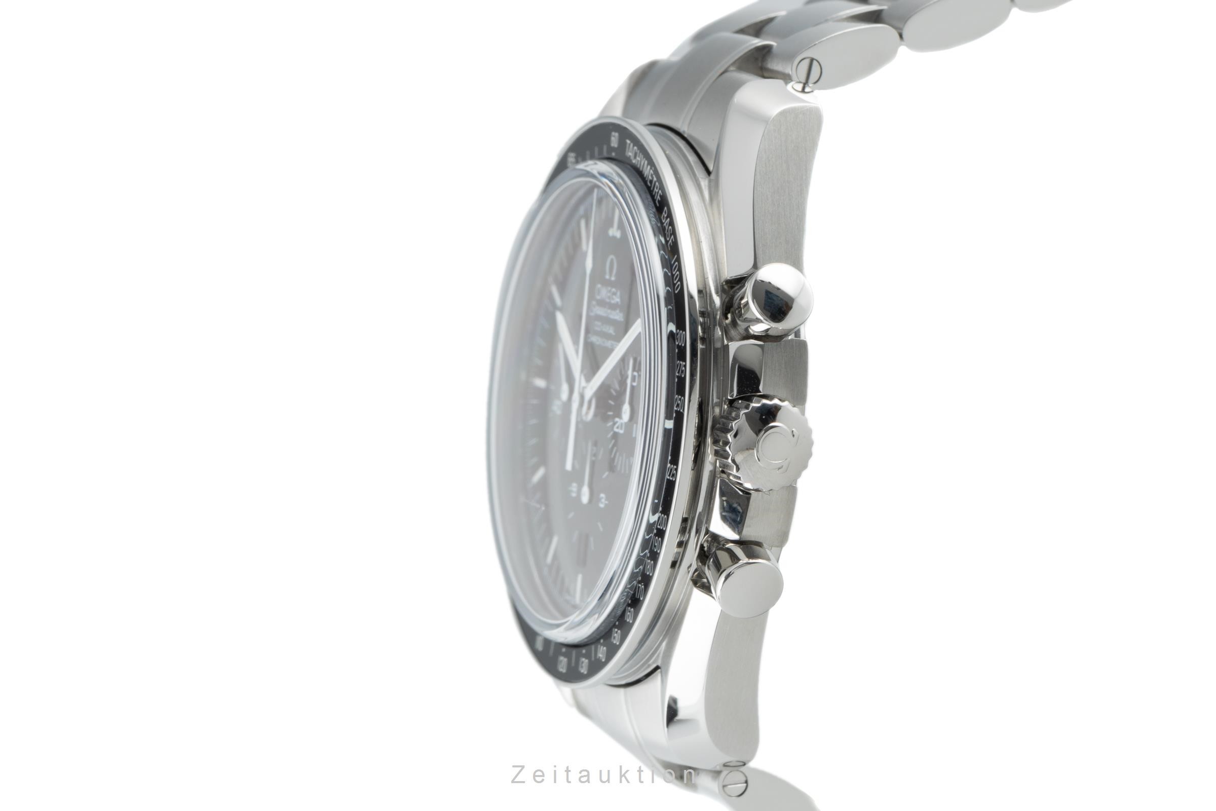 Omega Speedmaster chronograph steel automatic Kal. 3313 Ref. 311.30.44.50.01.001  | Zeitauktion