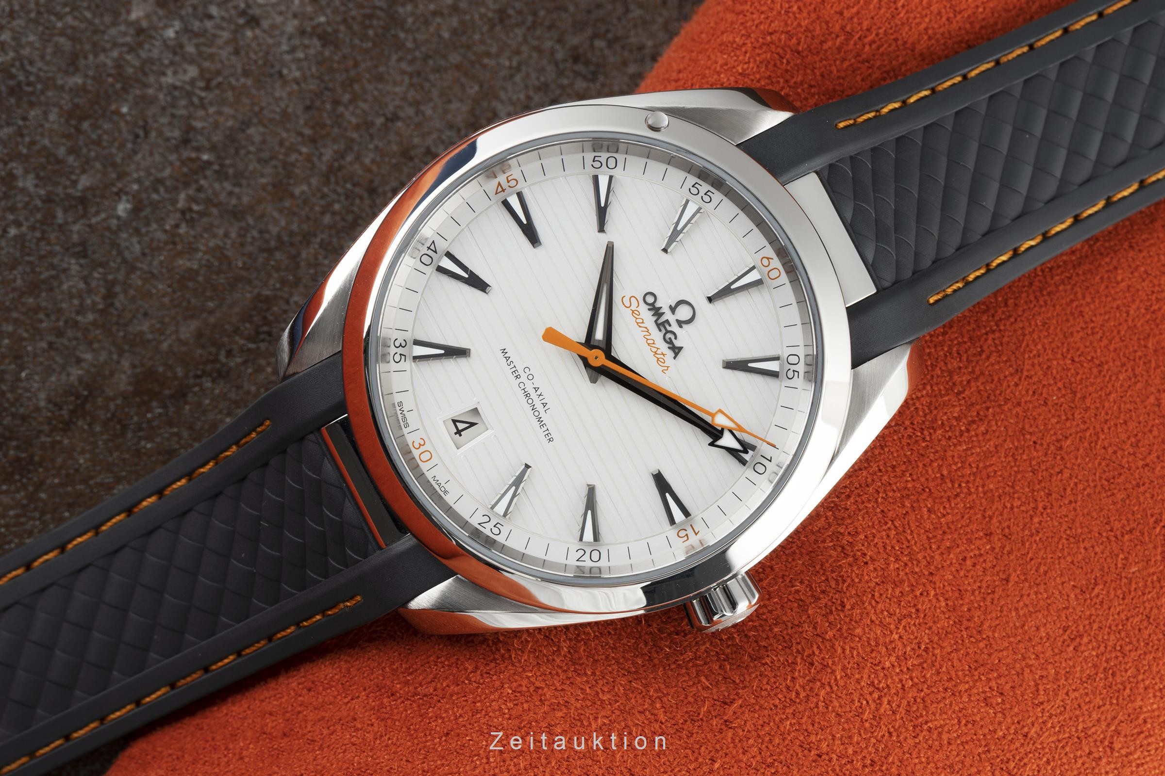 omega seamaster orange second hand