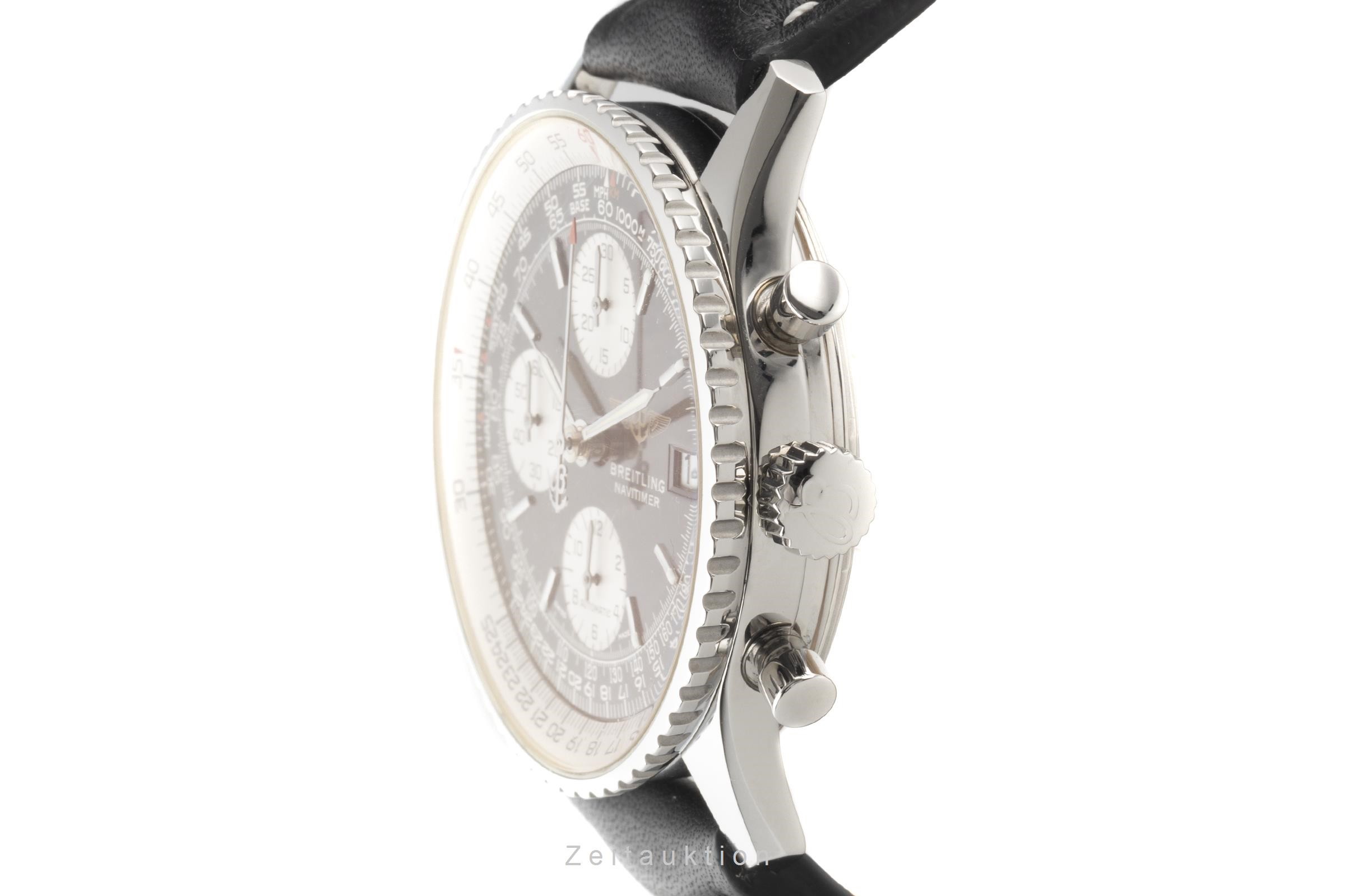 Breitling Old Navitimer Chronograph Stahl Automatik Kal. B13 Ref. A13322  | Zeitauktion