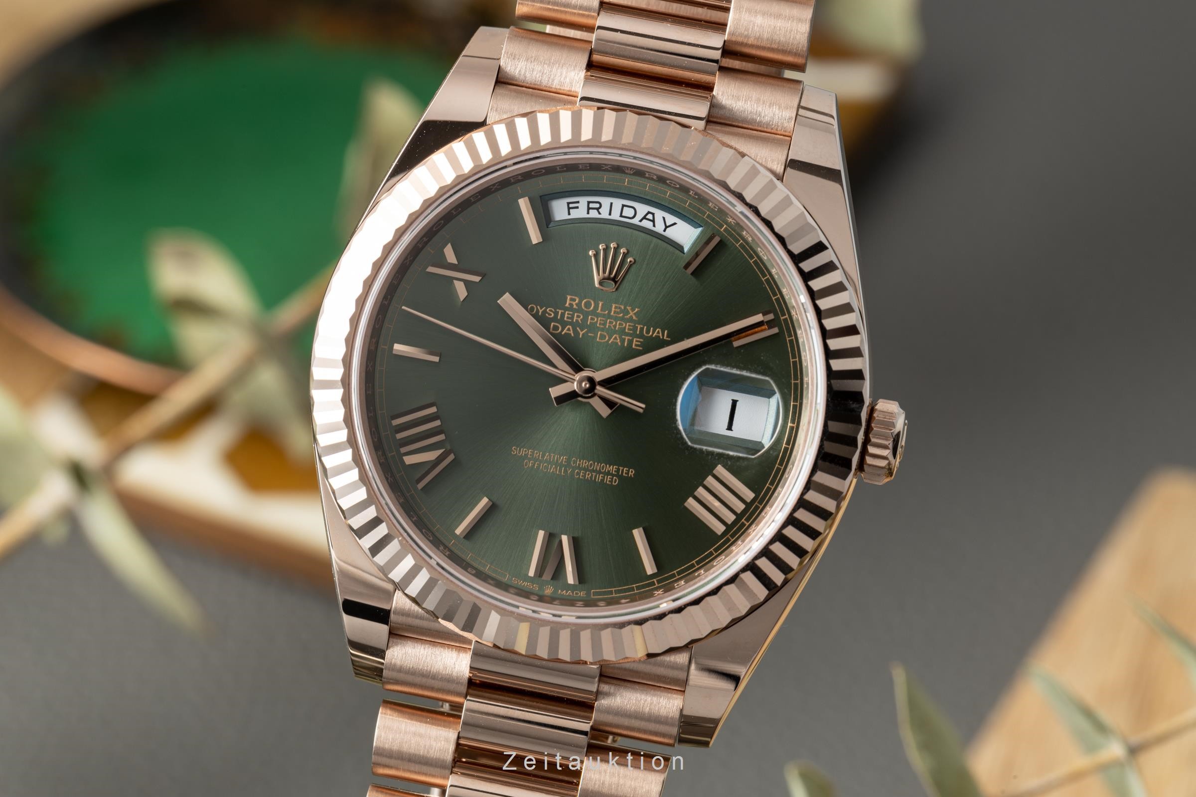 Rolex Day-Date or rouge 18 ct automatique Kal. 3255 Ref. 228235  | Zeitauktion