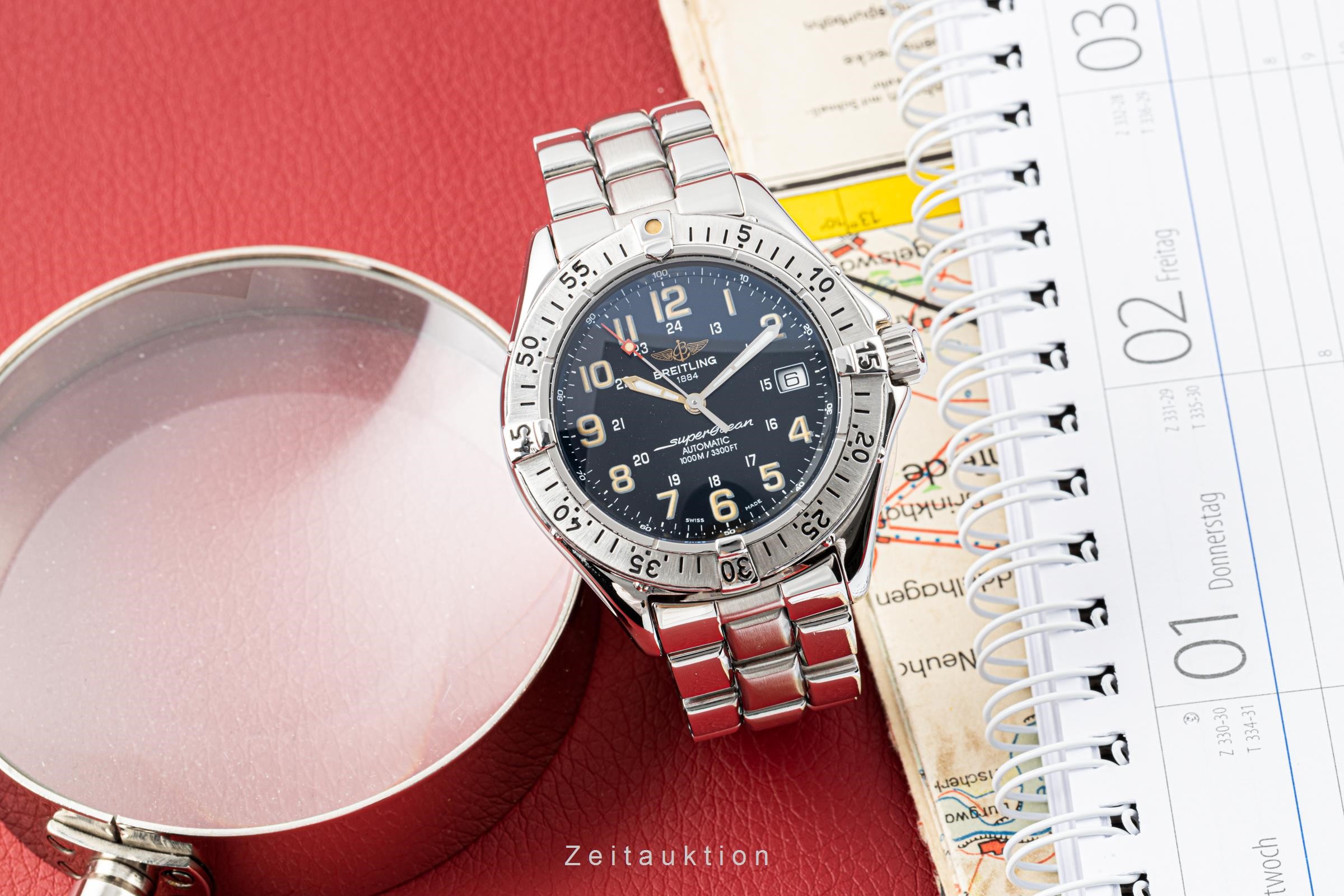 Breitling Superocean Stahl Automatik Kal. B17 Ref. A17040  | Zeitauktion