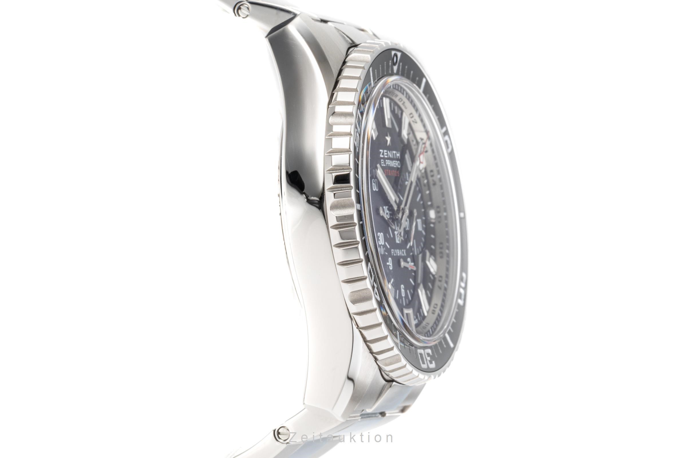 Zenith El Primero Chronograph Stahl Automatik Kal. 405 Ref. 03.2060.405  | Zeitauktion