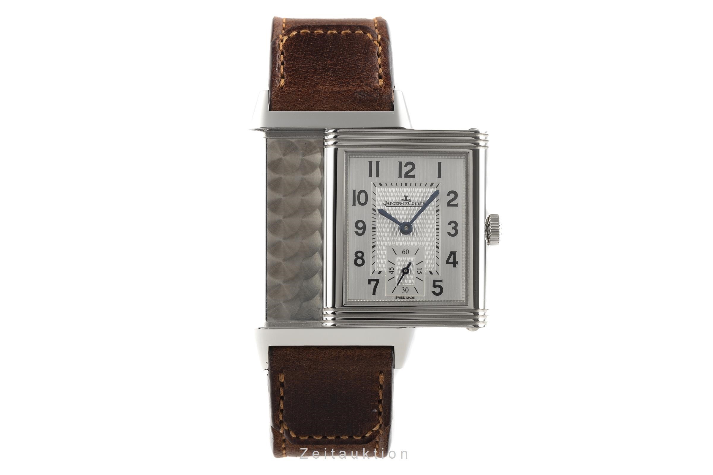 Jaeger-LeCoultre Reverso steel manual winding Ref. Q2438522, 313.8.62  | Zeitauktion