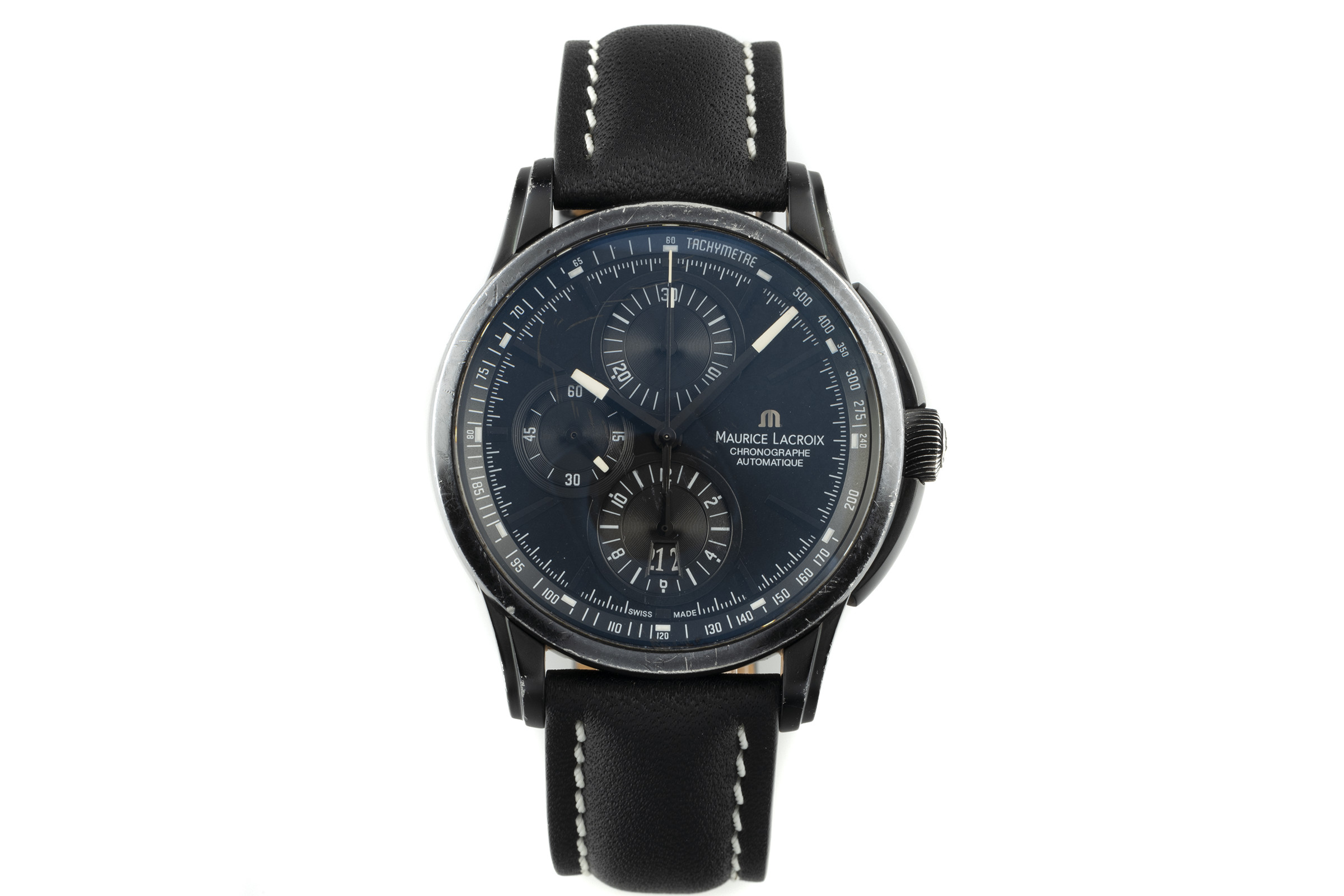 Maurice Lacroix Pontos chronograph steel automatic Ref. PT6188  | Zeitauktion
