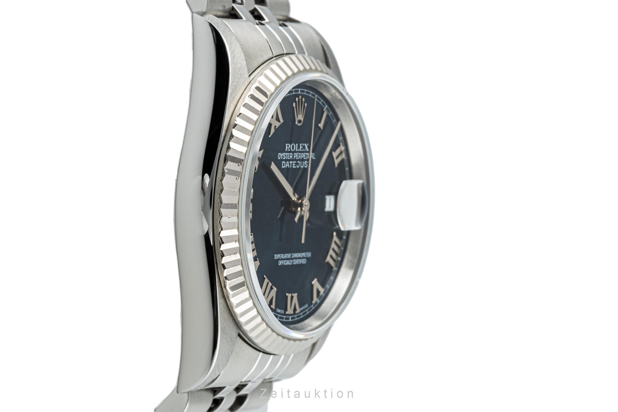 Rolex Datejust acier / or blanc automatique Kal. 3135 Ref. 16234  | Zeitauktion