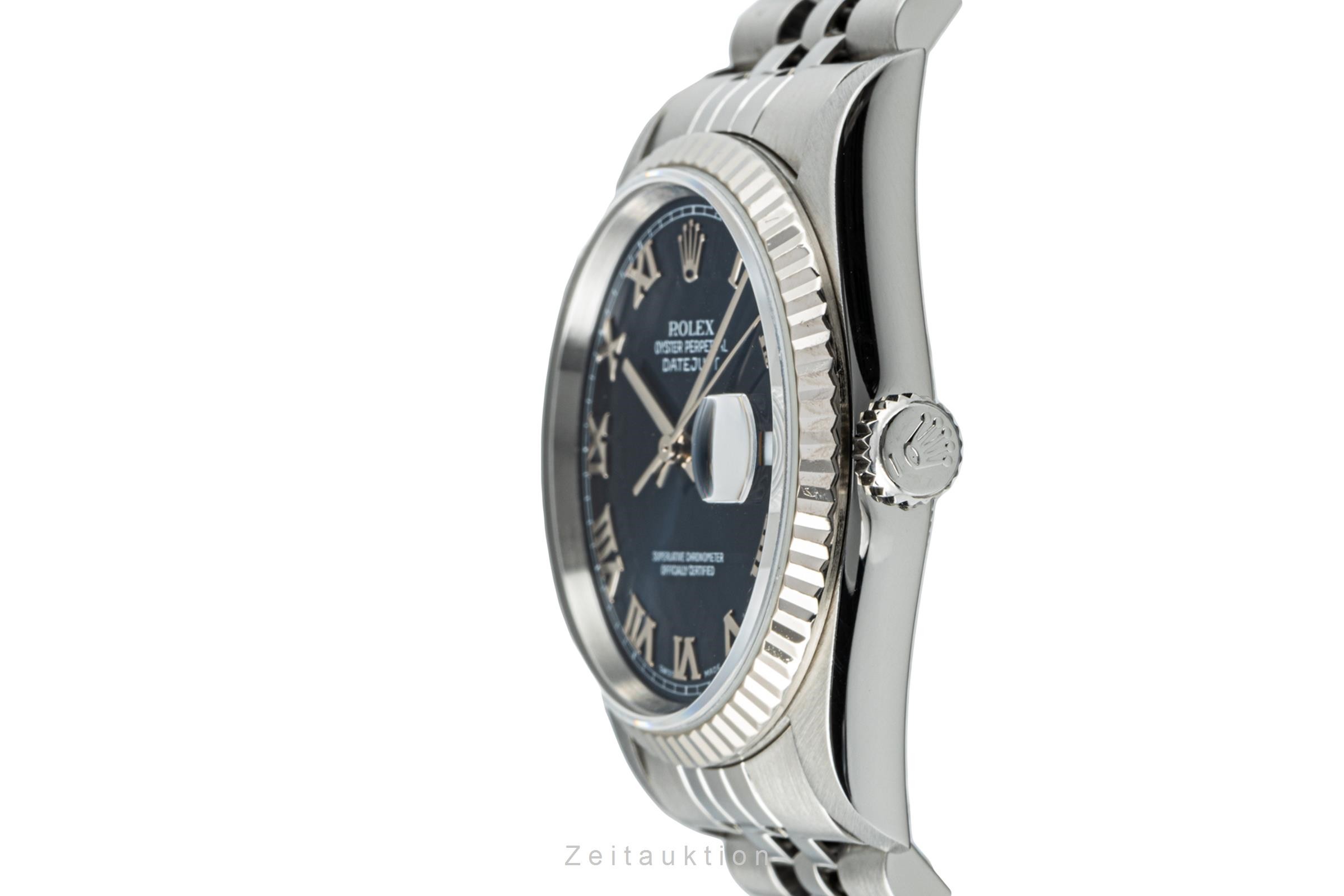 Rolex Datejust acier / or blanc automatique Kal. 3135 Ref. 16234  | Zeitauktion