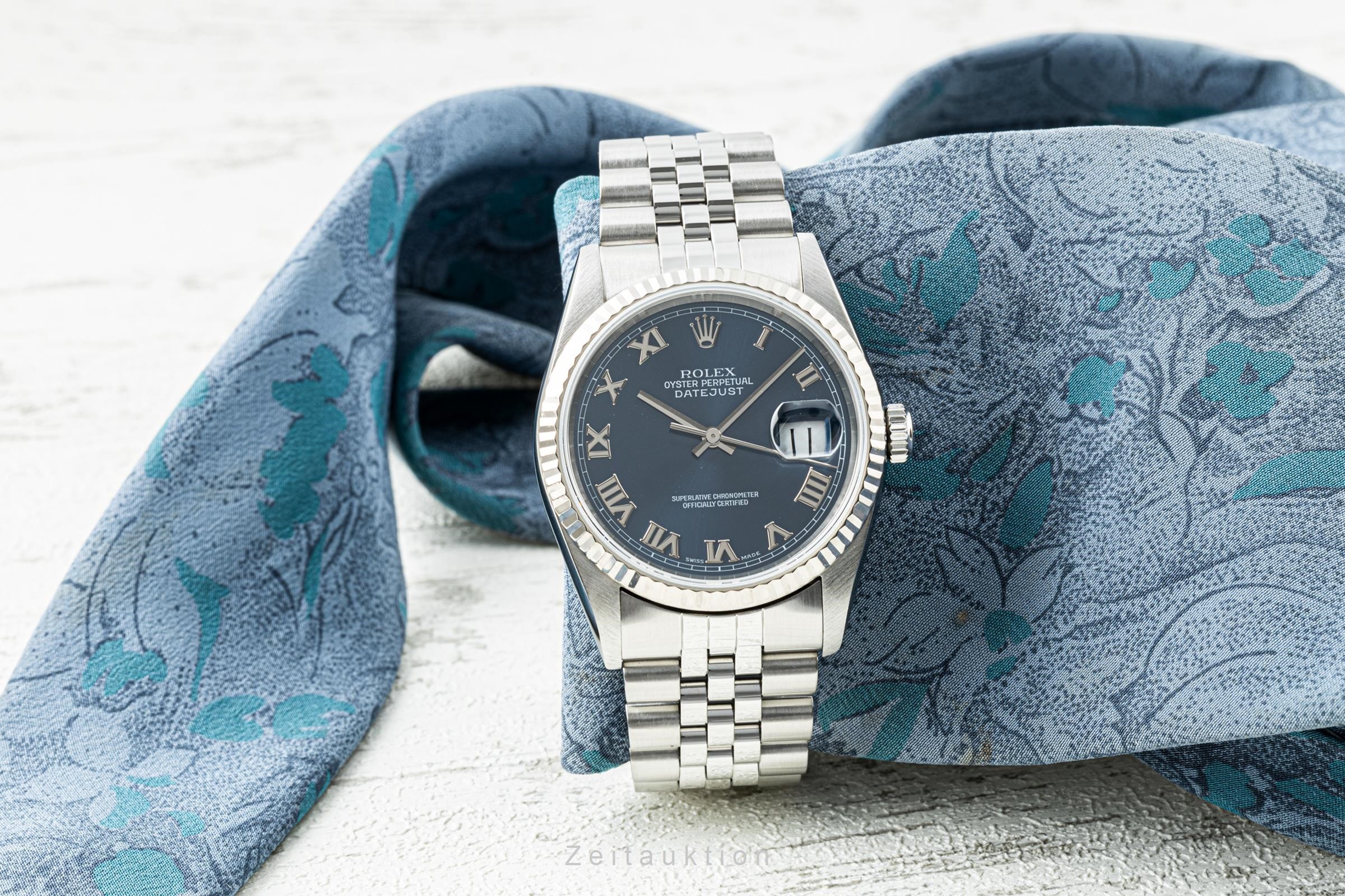 Rolex Datejust acier / or blanc automatique Kal. 3135 Ref. 16234  | Zeitauktion