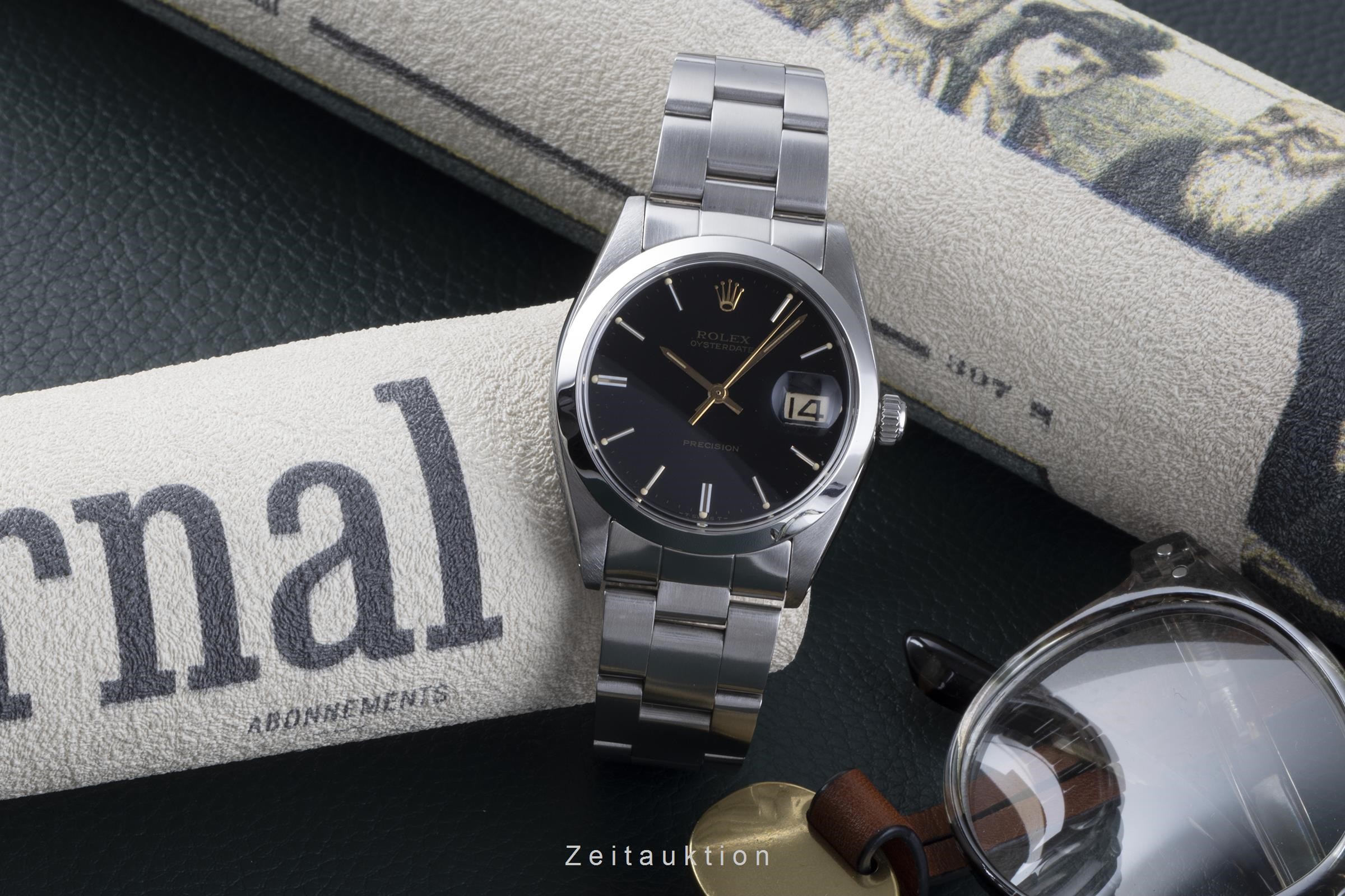 Rolex Oysterdate steel manual winding Kal. 1215 Ref. 6694 VINTAGE  | Zeitauktion