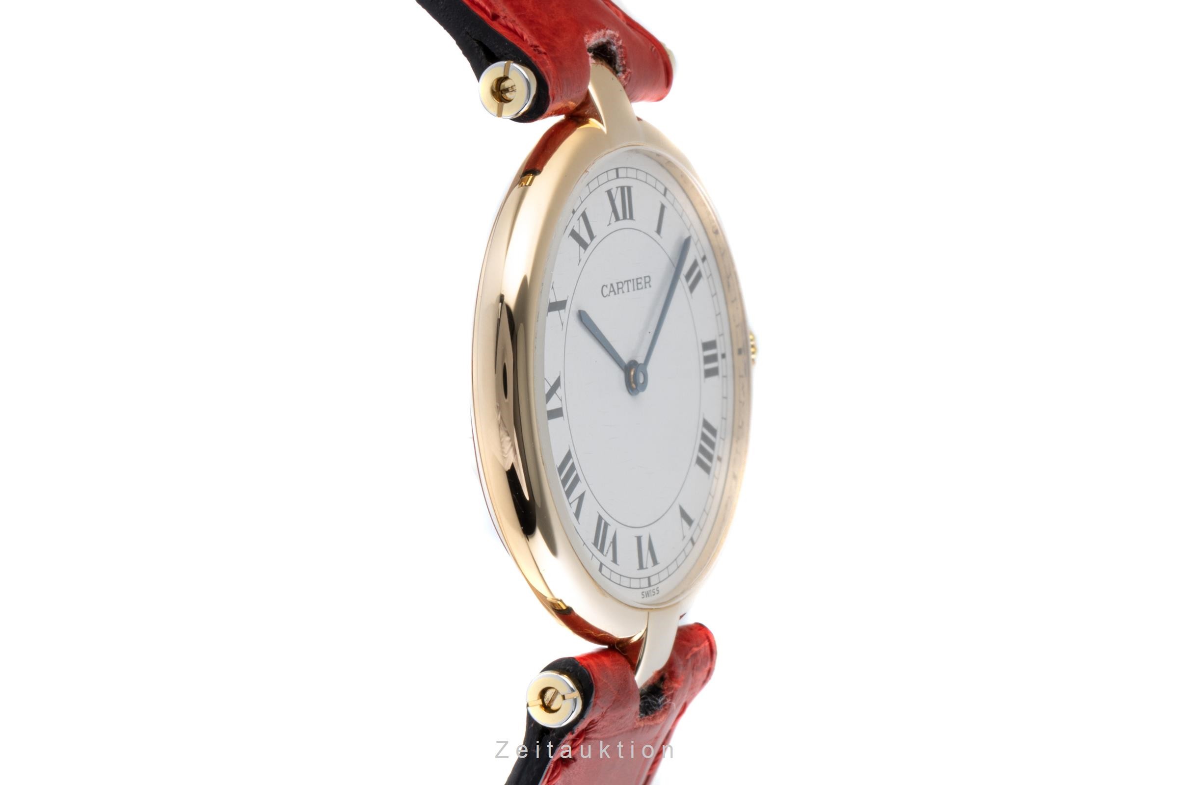 Cartier Vendome oro 18 ct quarzo Kal. 690 Ref. 881001  | Zeitauktion