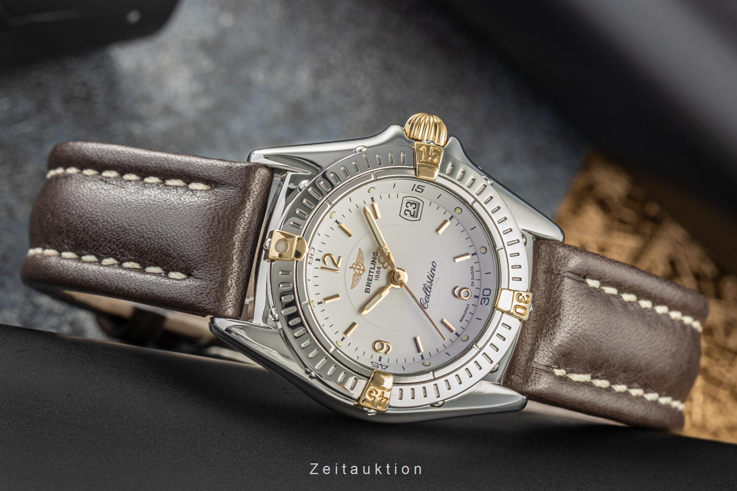 Breitling Callistino acero / oro cuarzo Kal. B52 Ref. B52045.1  | Zeitauktion