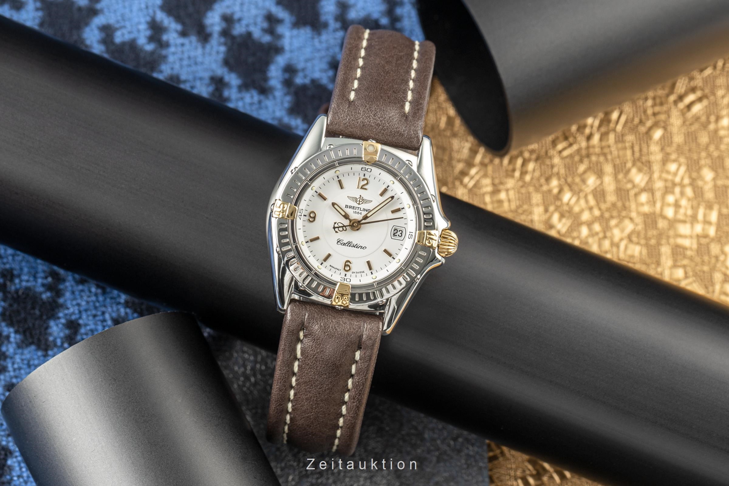 Breitling Callistino acero / oro cuarzo Kal. B52 Ref. B52045.1  | Zeitauktion