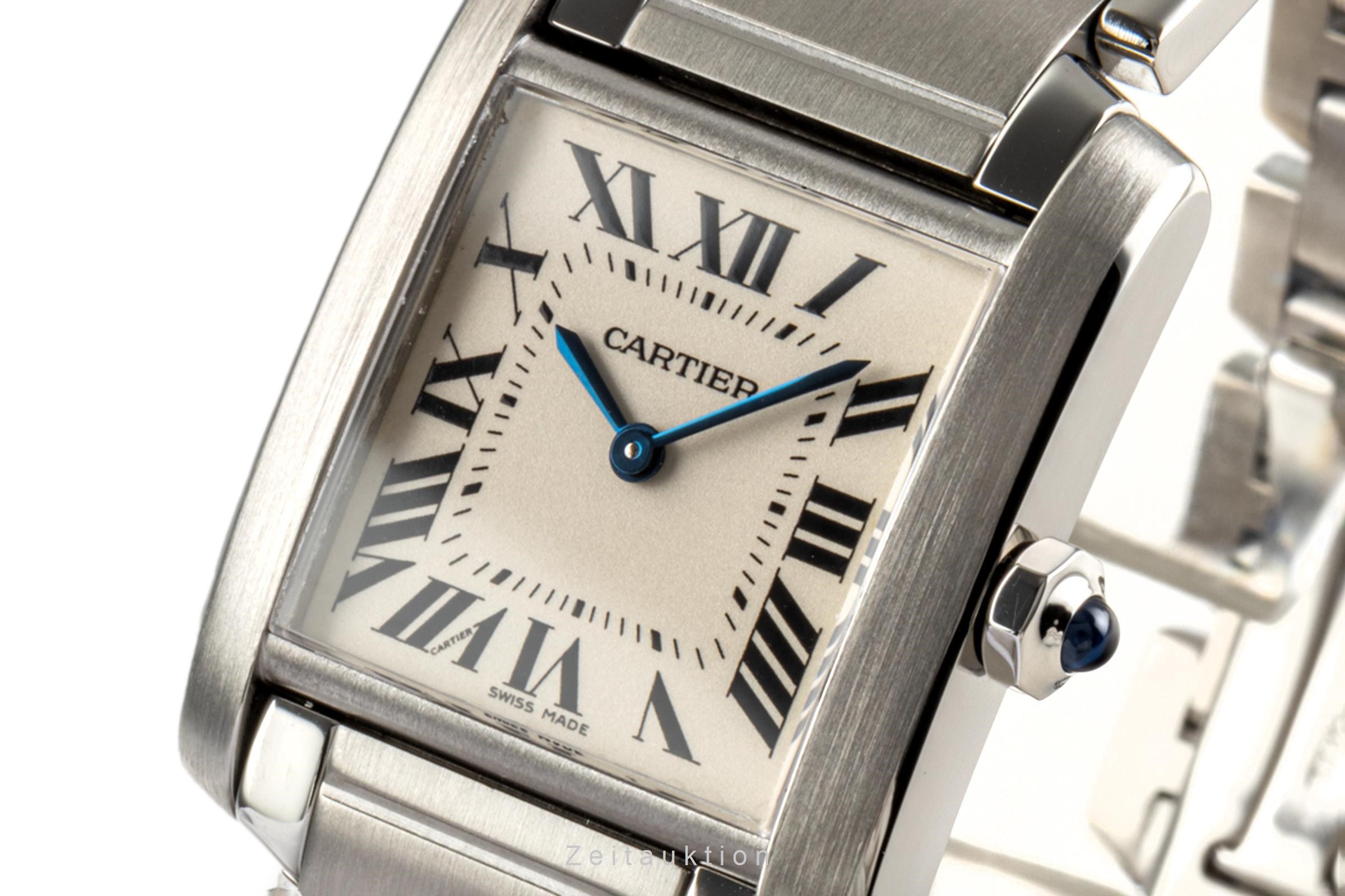 Cartier Tank Francaise Stahl Quarz Kal. 157 Ref. W51003Q3, 2301  | Zeitauktion
