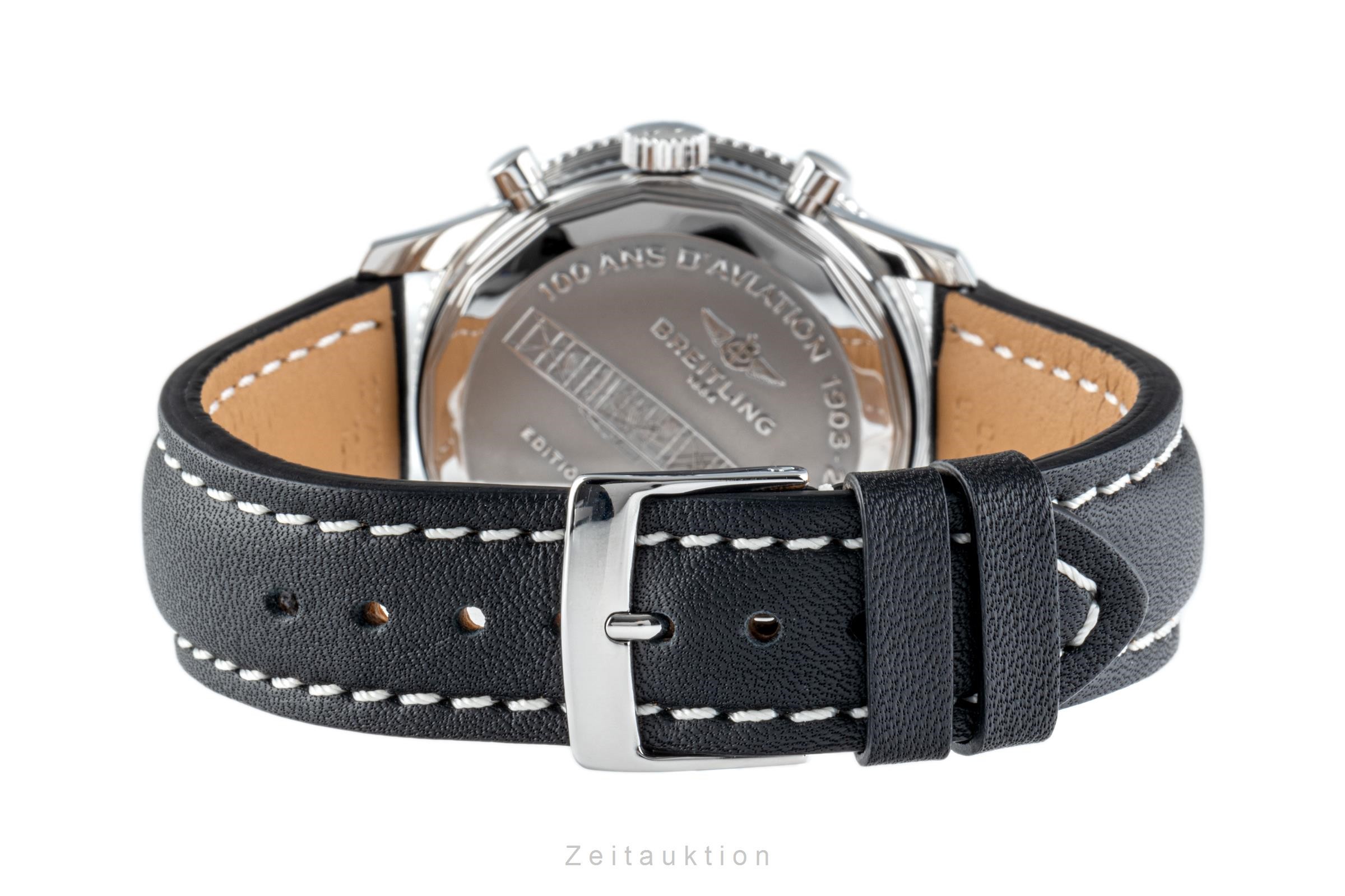Breitling Montbrillant Chronograph Stahl Automatik Kal. B35 Ref 